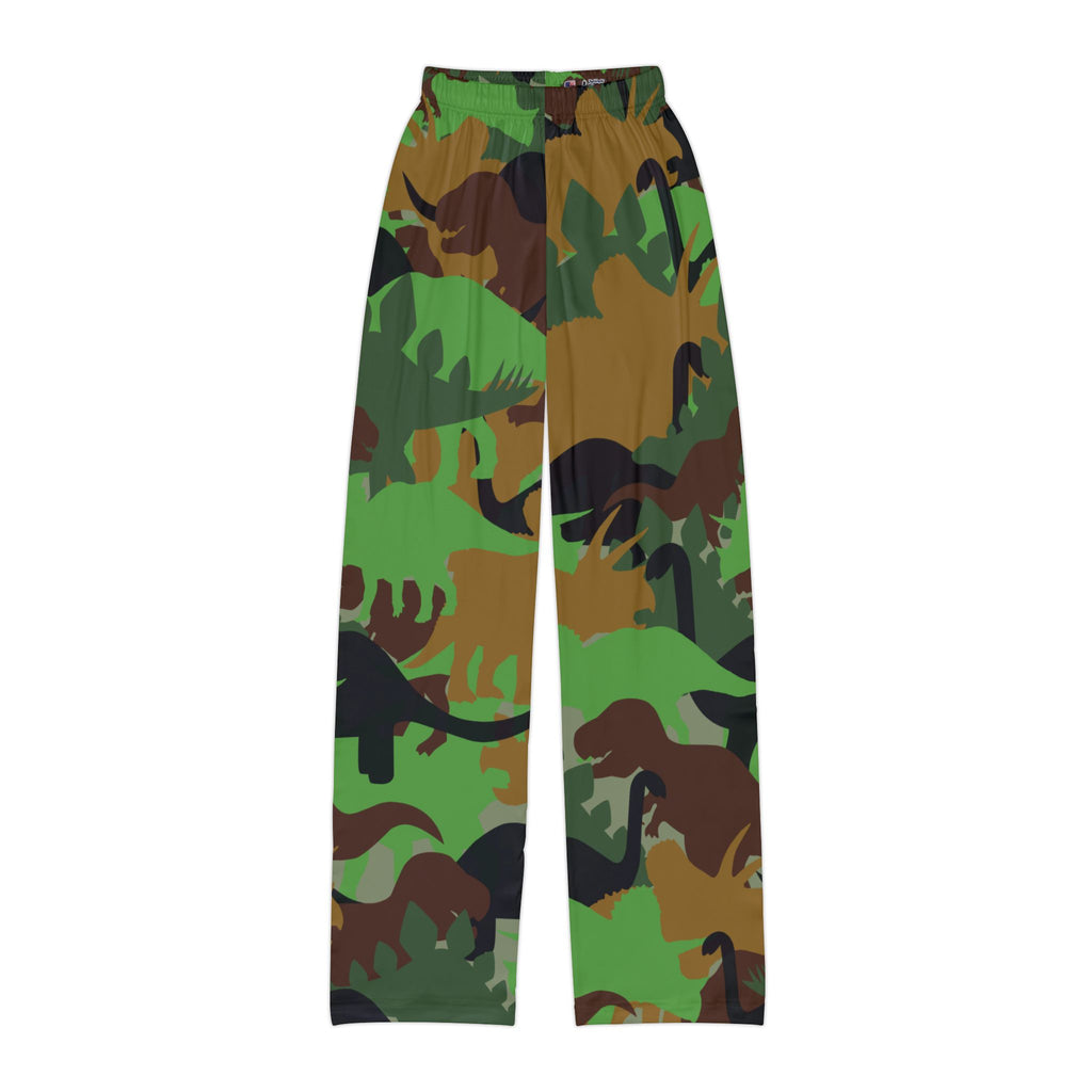 Pajama Pants | Dinosaur Camo Print Lounge Pants for Sleep & Play