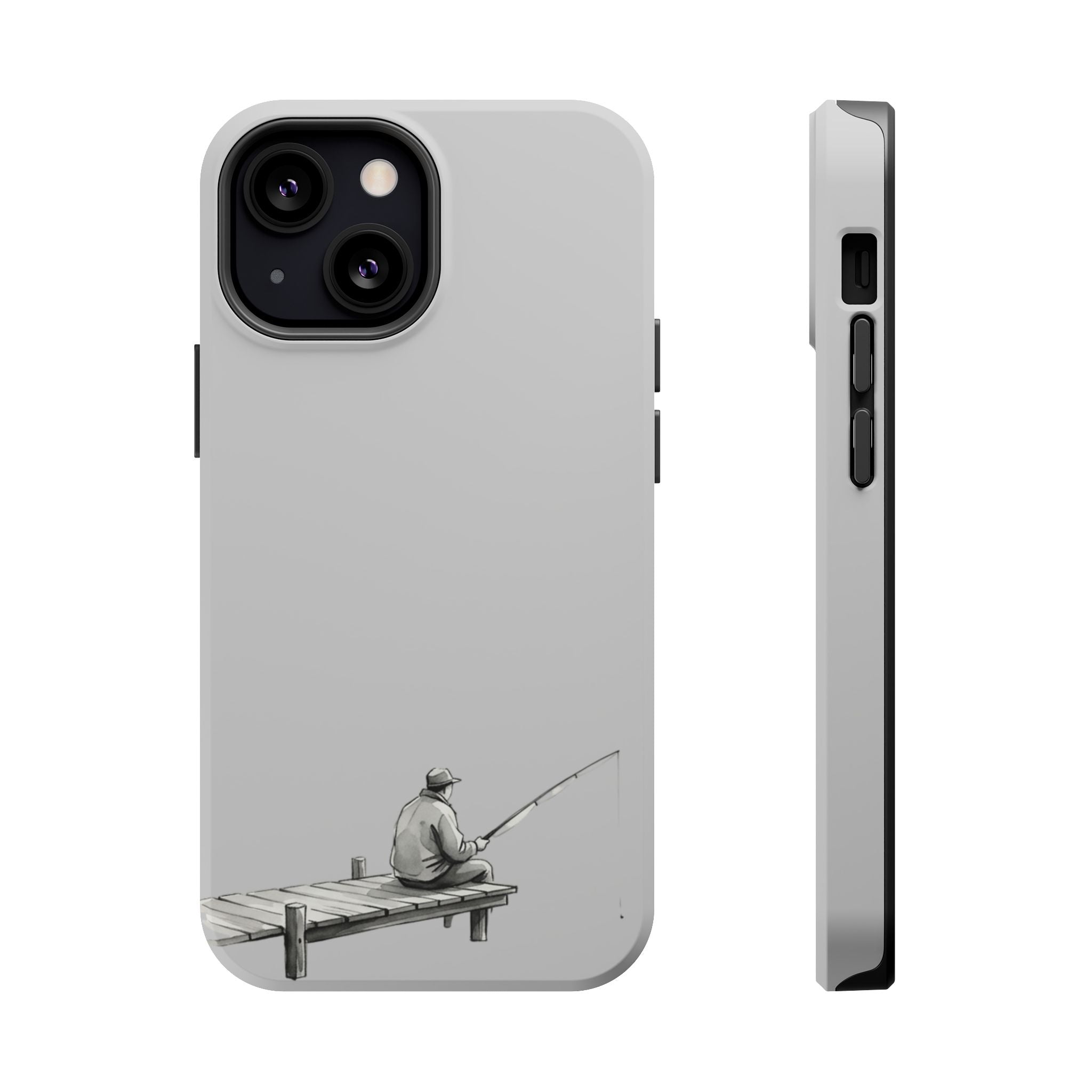 Phone Case | Fishing Dock Minimalist Magnetic Impact-Resistant Case