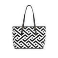 Handbag | Geometric Black & White Shoulder Bag
