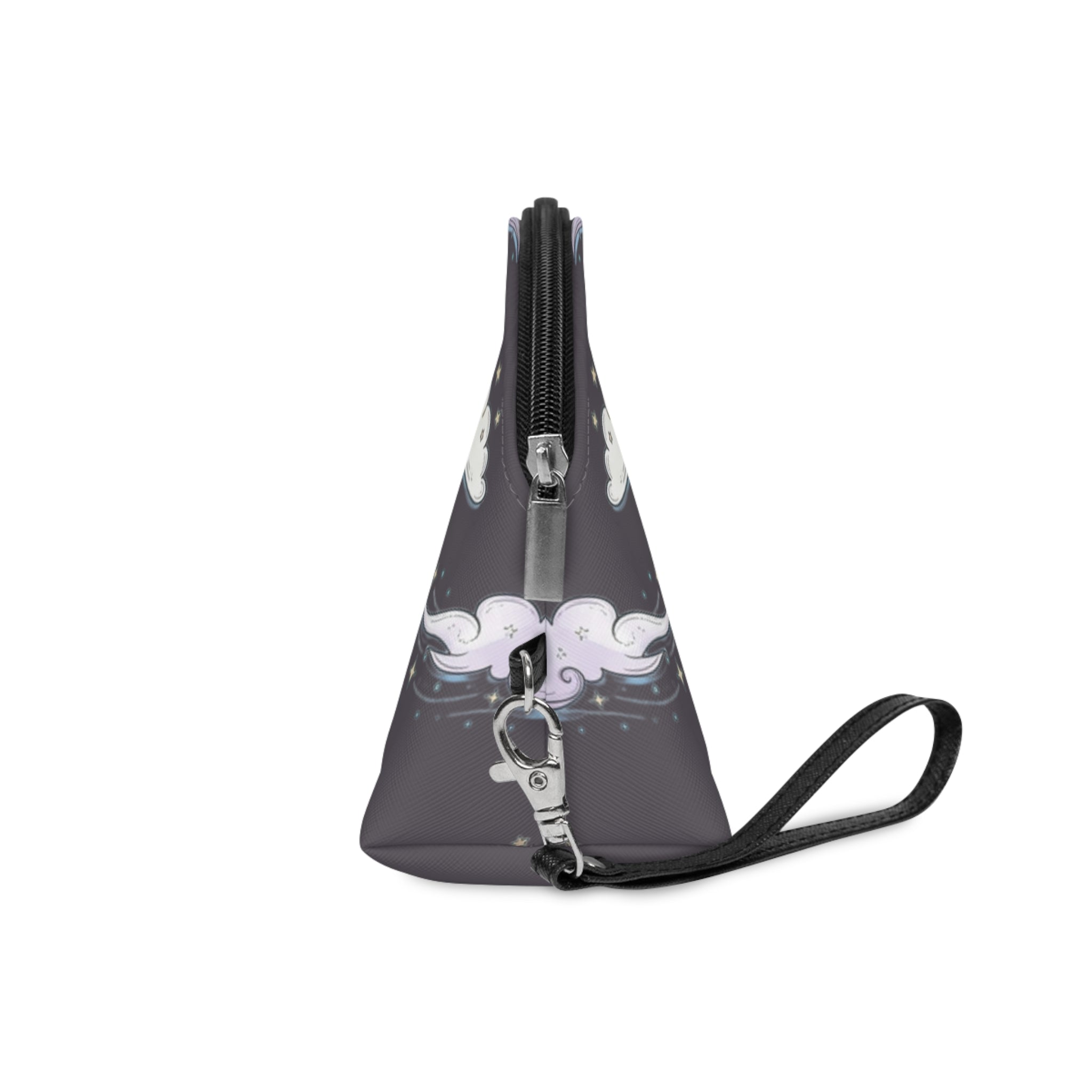 Cosmetic Pouch | Whimsical Pastel Night Skies Pattern Makeup Bag
