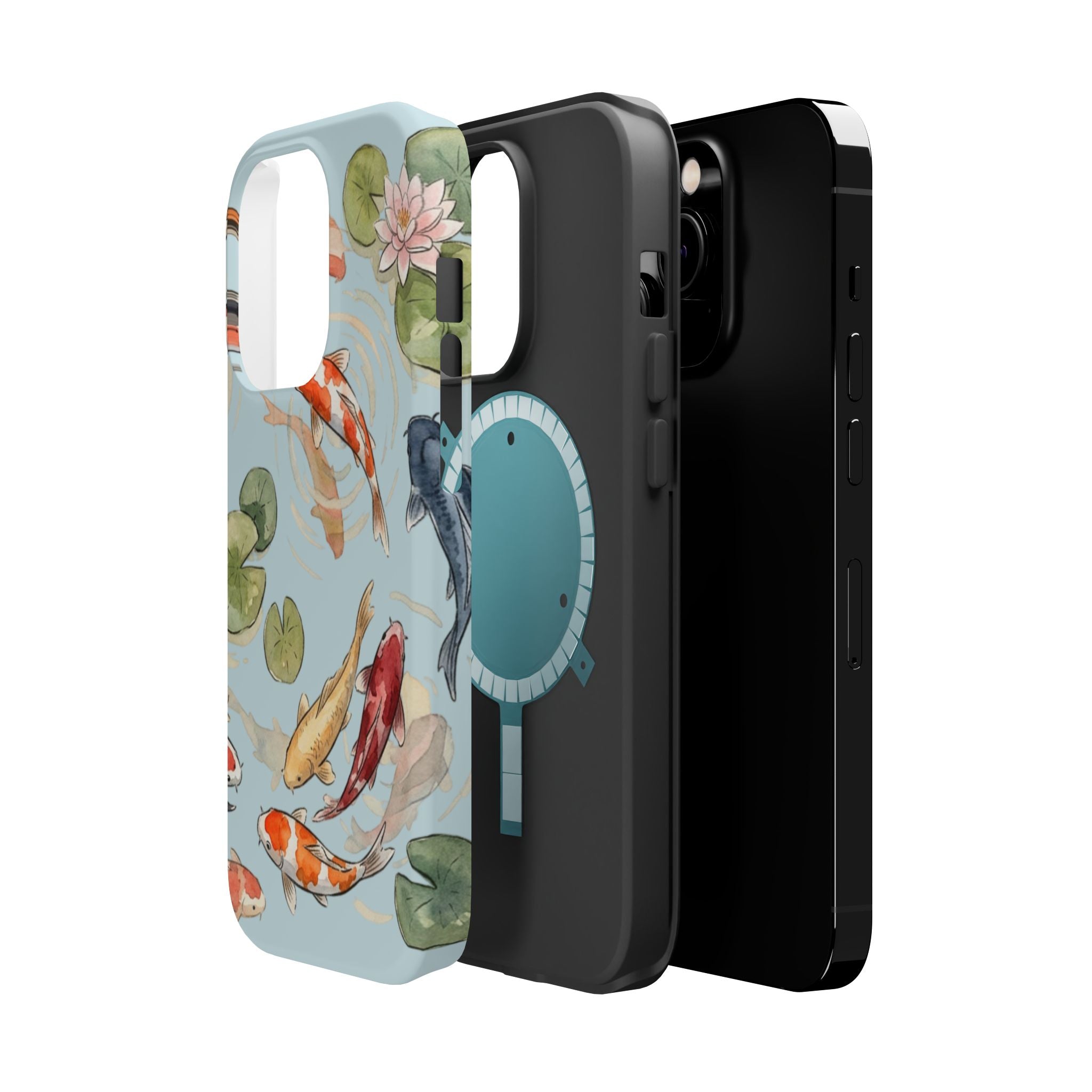 Phone Case | Koi Pond Magnetic Impact-Resistant Phone Cover
