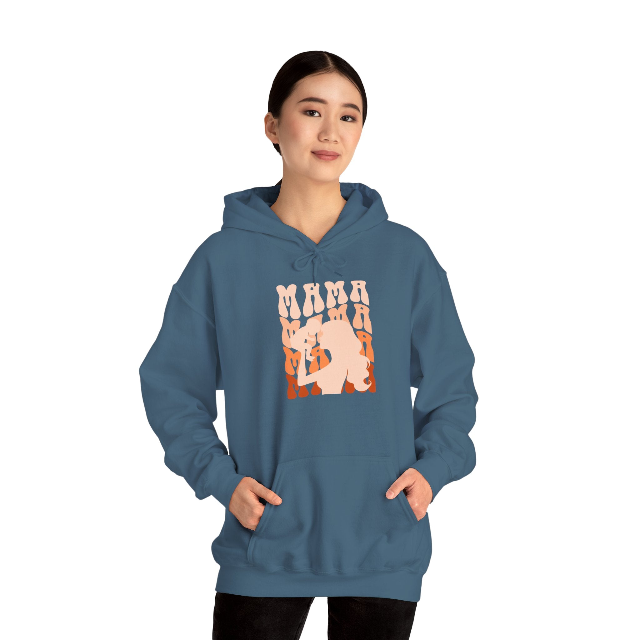Hoodie | Mama and Baby Silhouette Graphic
