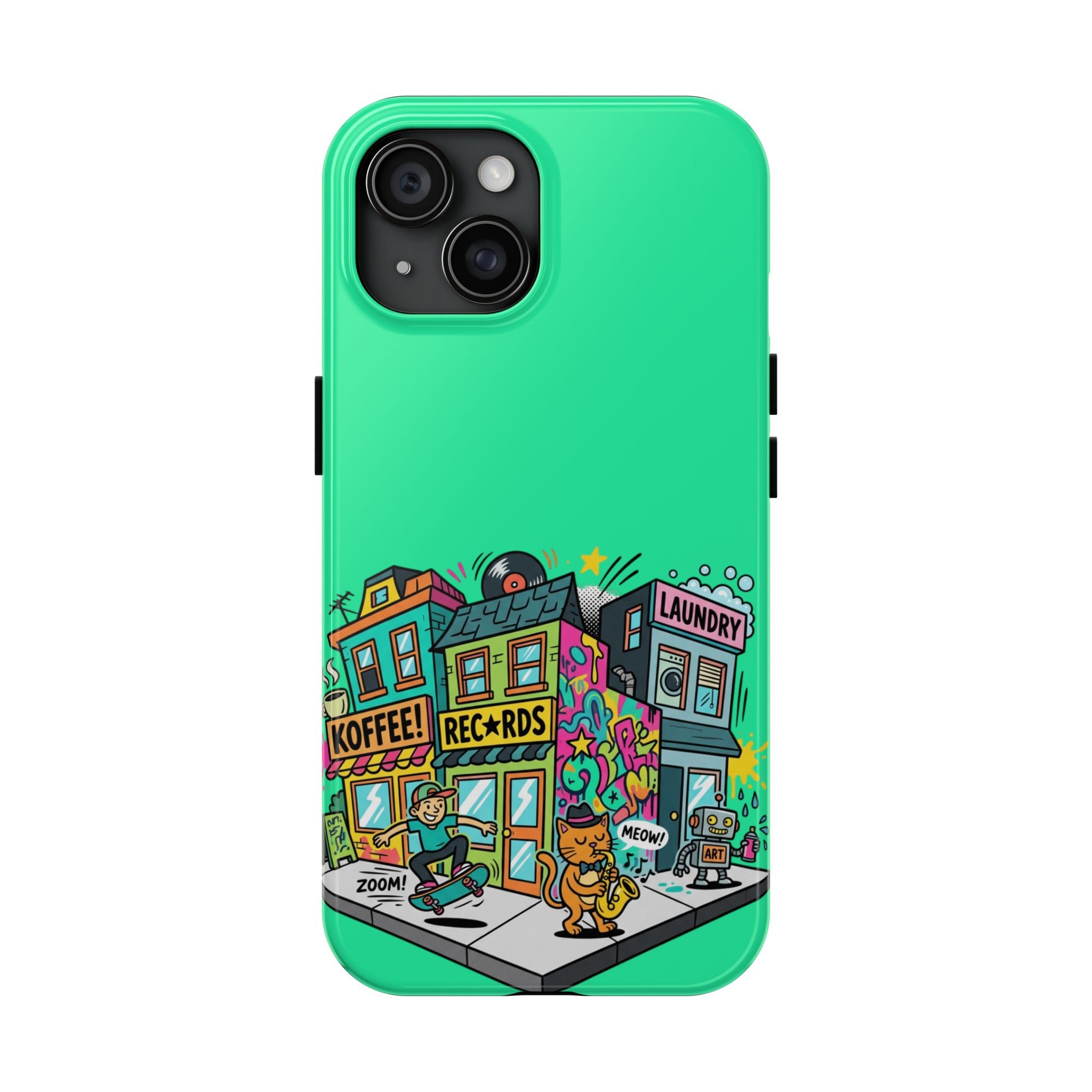Phone Case | Tough Protective Cover with Colorful Street Art