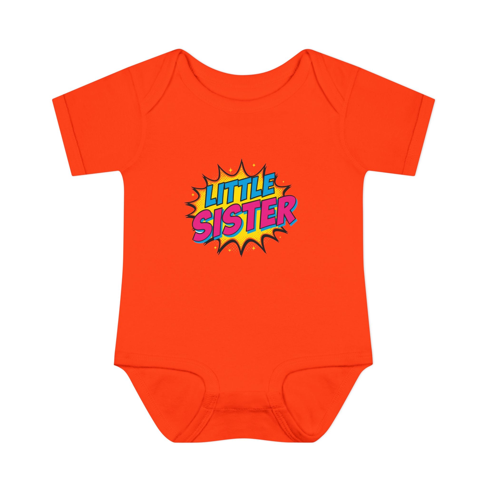 Baby Bodysuit | 'Little Sister' Comic Pop Art Infant Onesie
