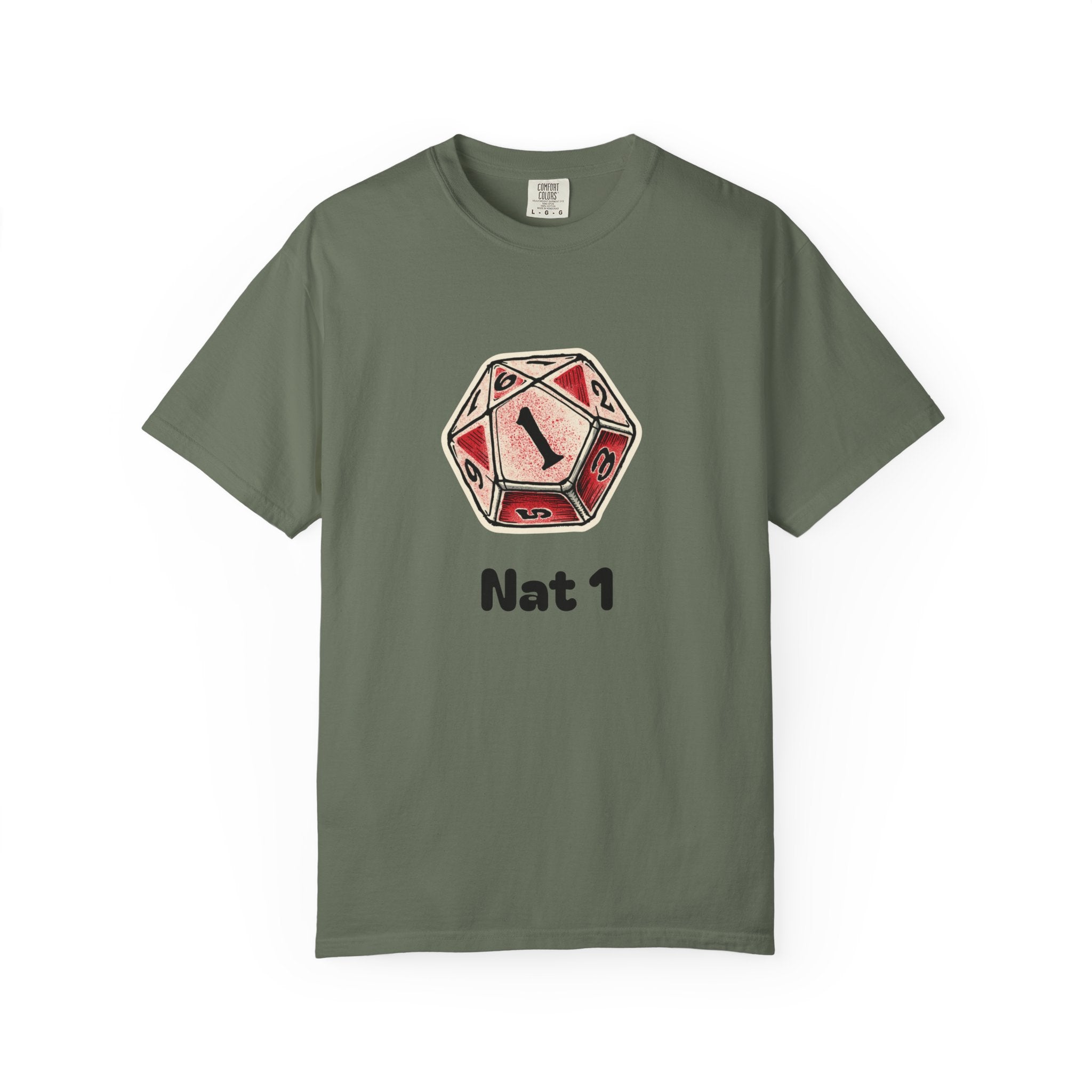T-Shirt | Roleplaying RPG 'Nat 1' & 'Striving to Be the Whole Problem' Tee