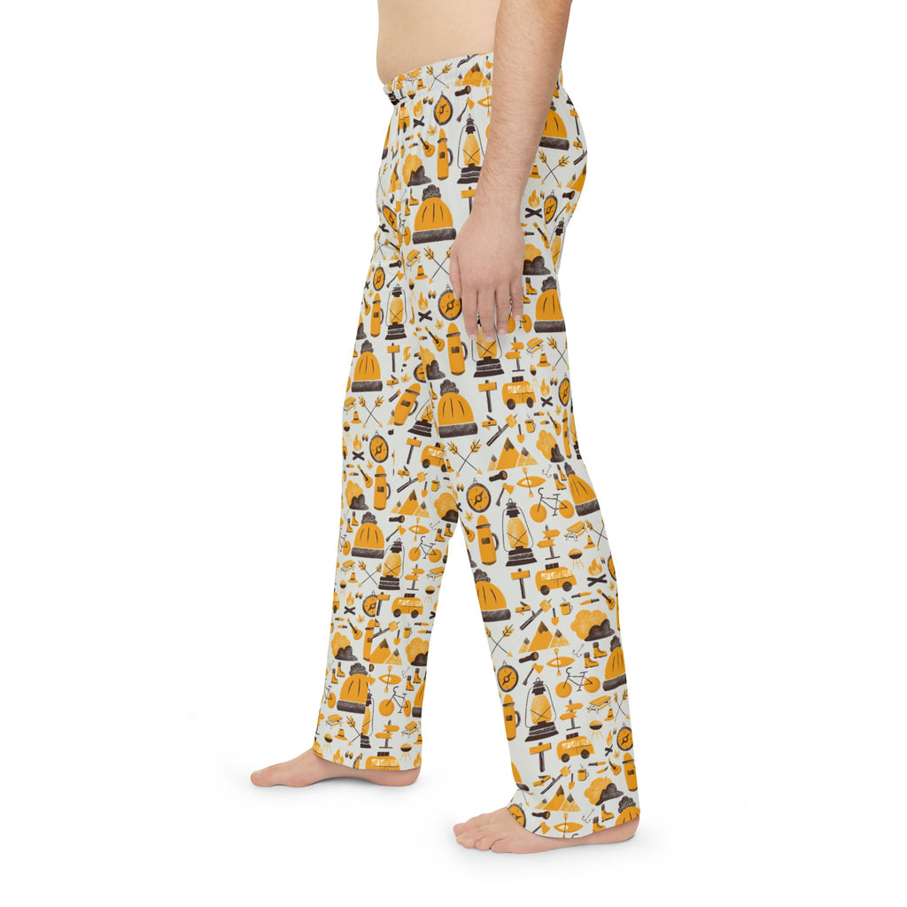 Pajama Pants | Men's Cozy Camping Pattern Lounge Sleepwear