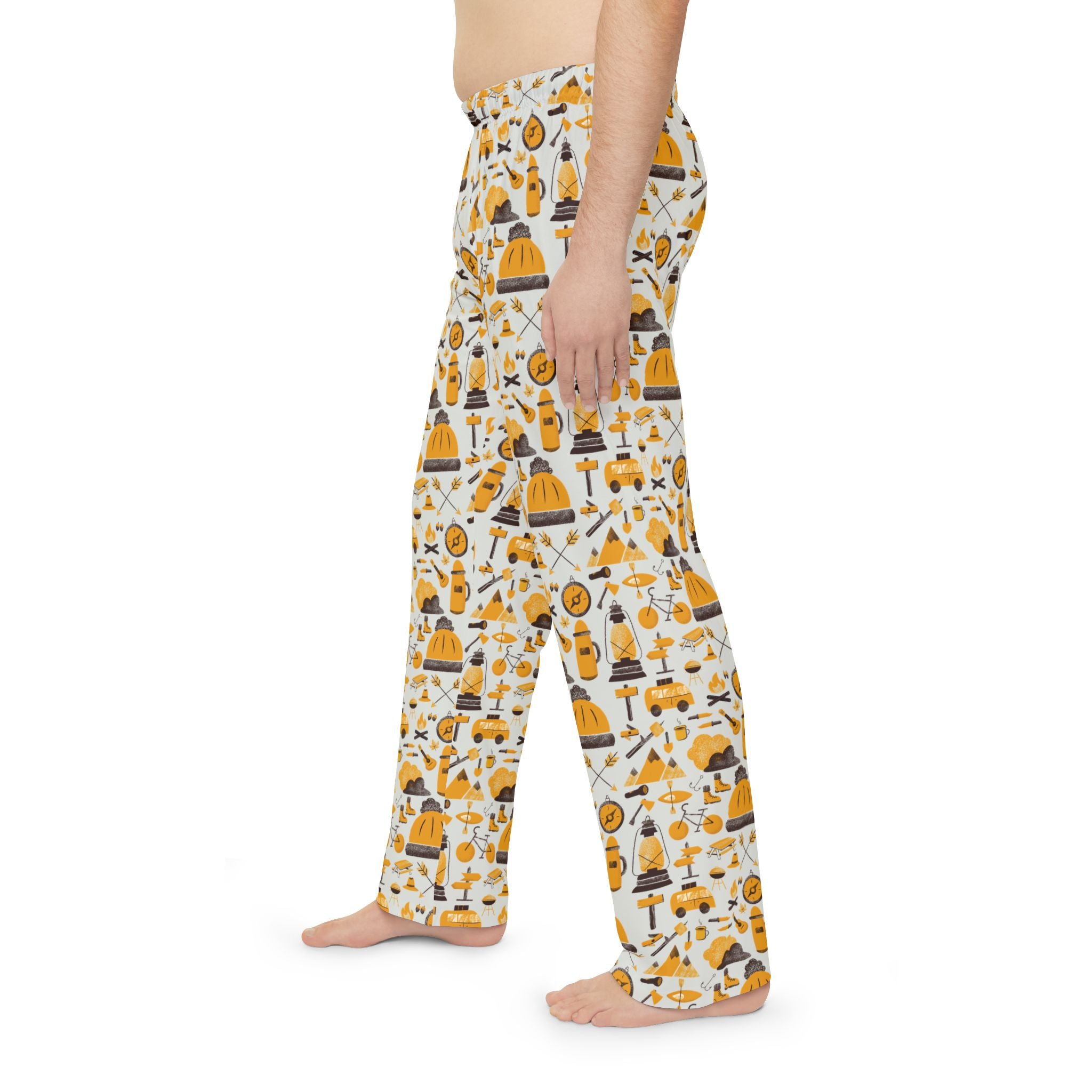 Pajama Pants | Men's Cozy Camping Pattern Lounge Sleepwear