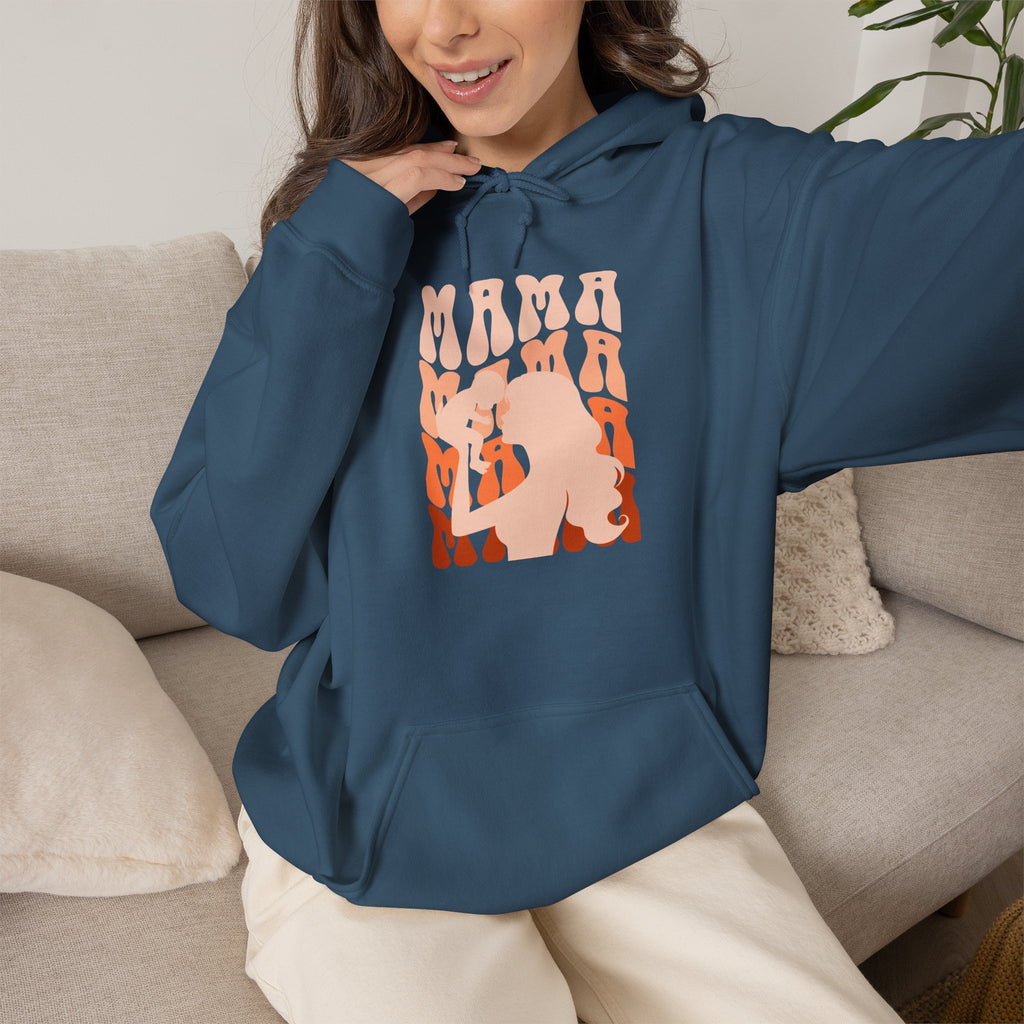 Hoodie | Mama and Baby Silhouette Graphic