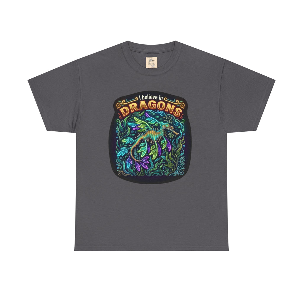 T-Shirt | 'I Believe in Dragons' Colorful Graphic Tee