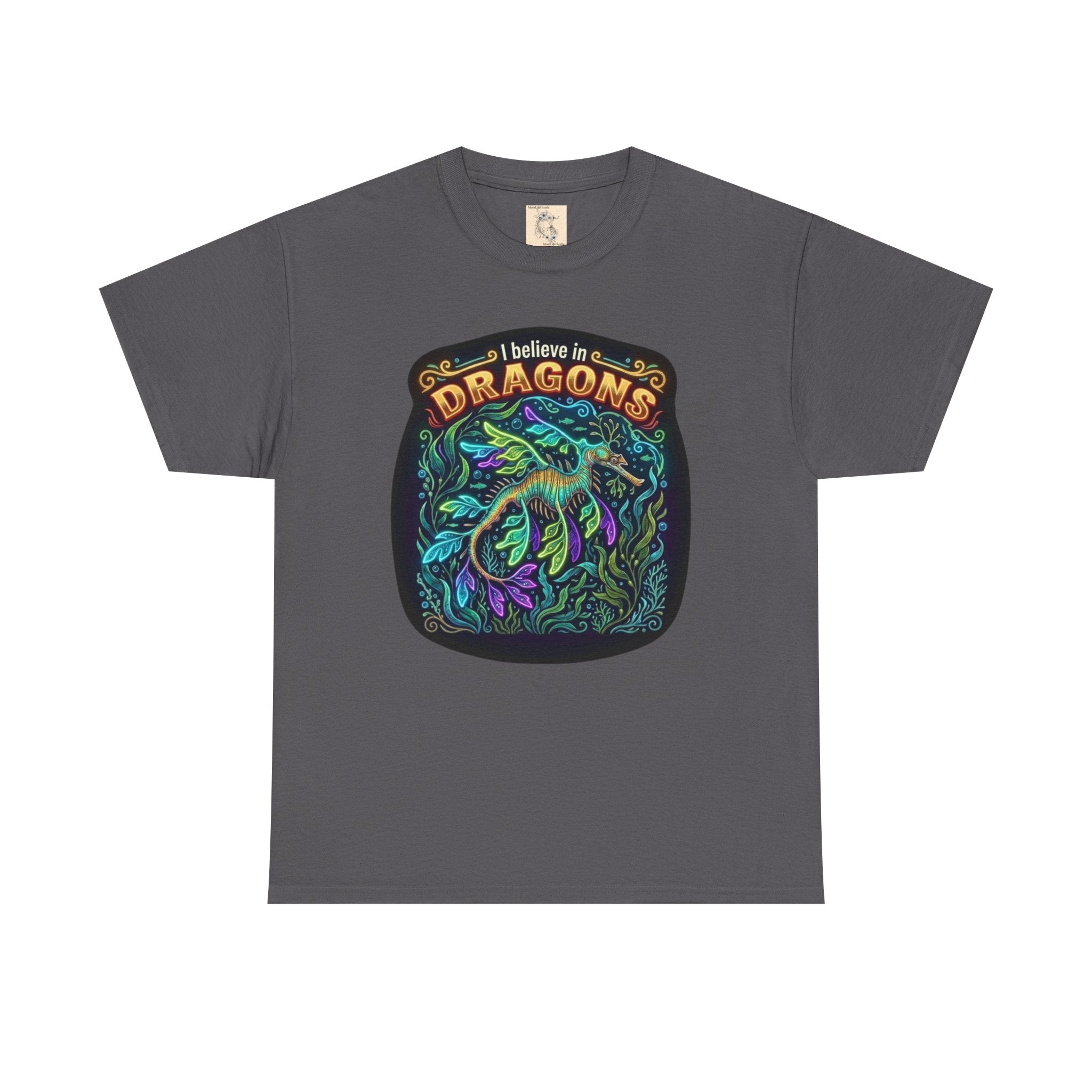 T-Shirt | 'I Believe in Dragons' Colorful Graphic Tee