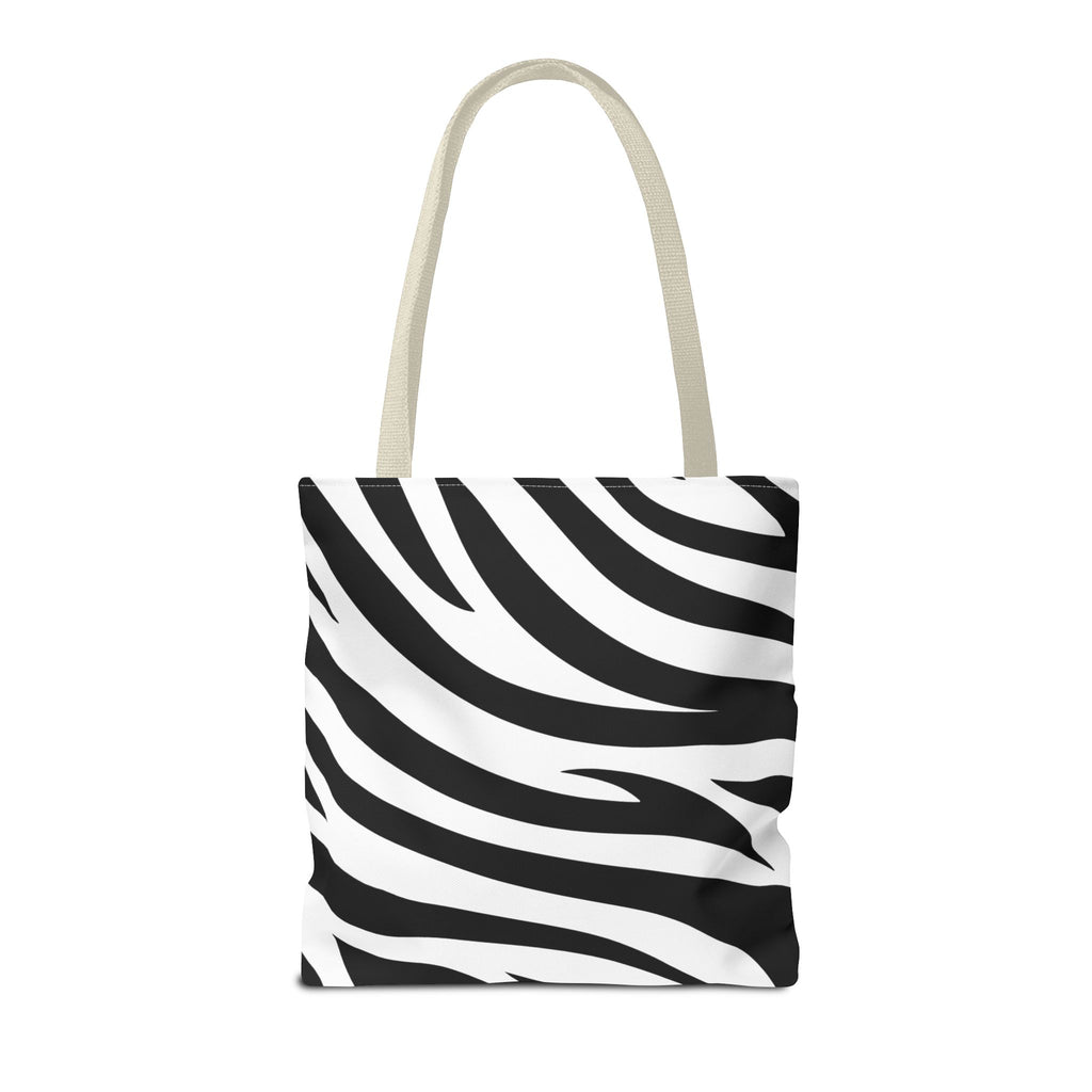 Tote Bag — Black & White Zebra Print  Fashion Tote