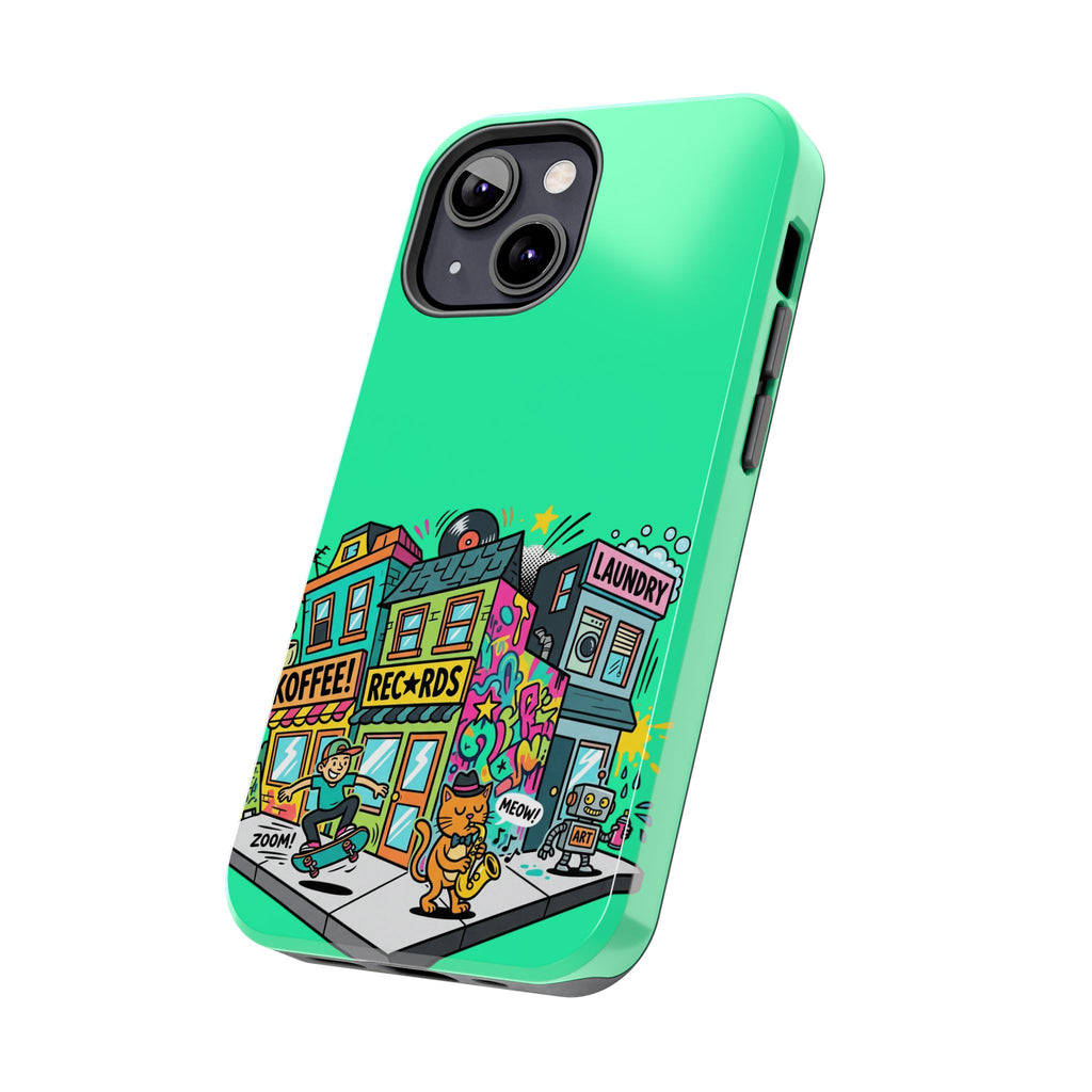 Phone Case | Tough Protective Cover with Colorful Street Art