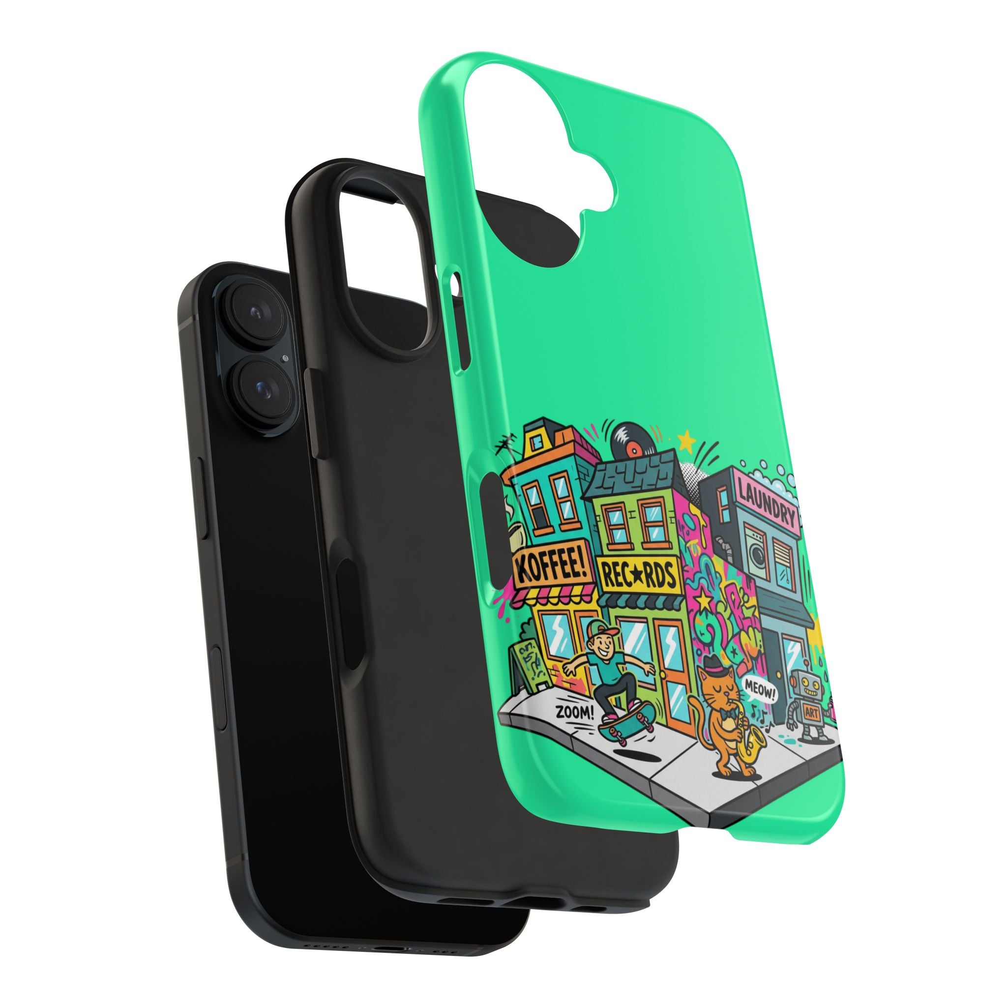 Phone Case | Tough Protective Cover with Colorful Street Art