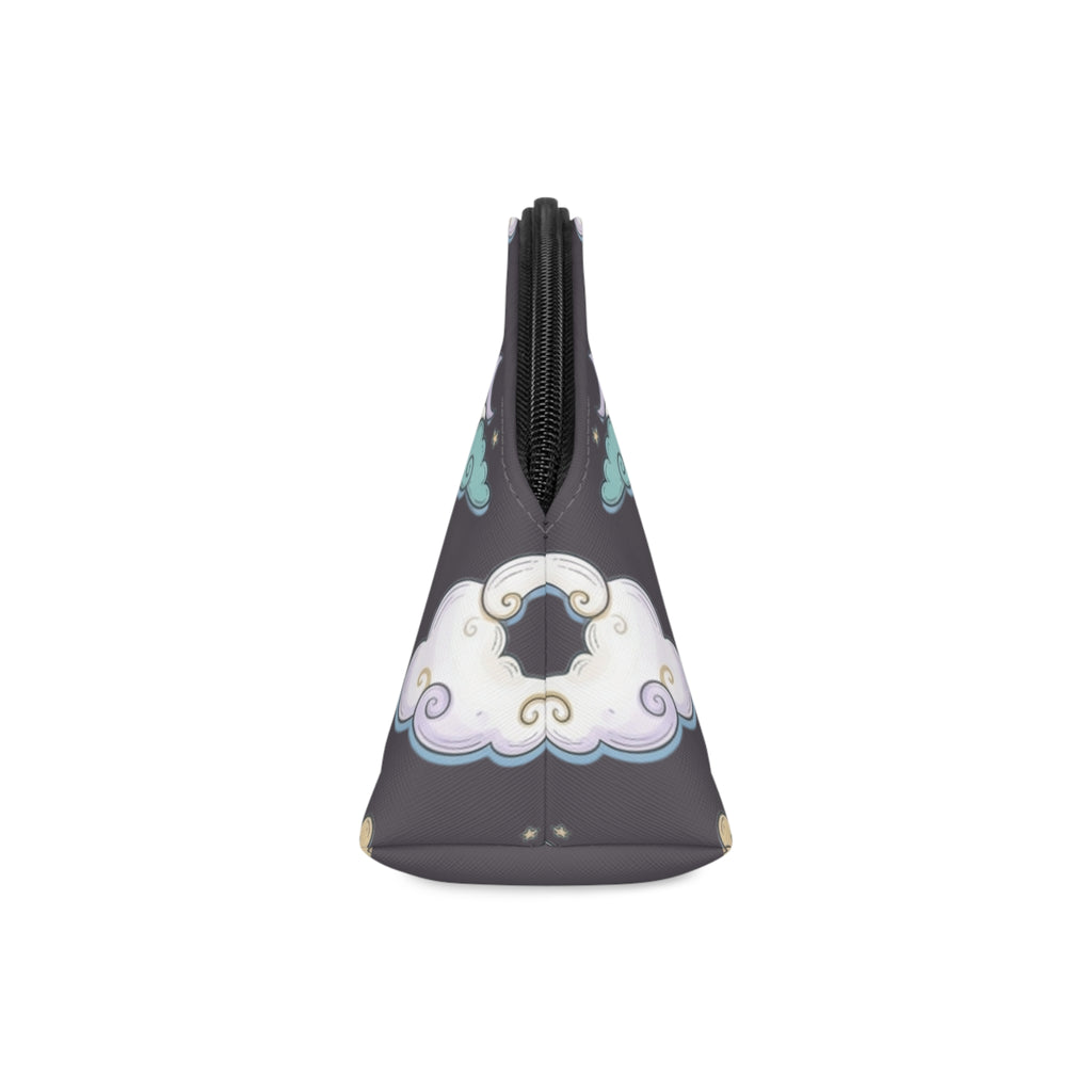 Cosmetic Pouch | Whimsical Pastel Night Skies Pattern Makeup Bag