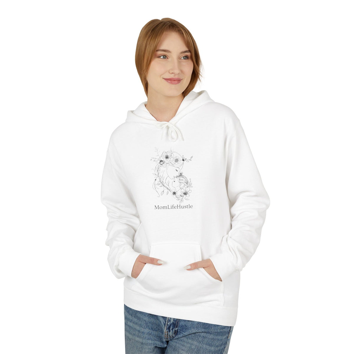 MomLifeHustle Logo Hoodie