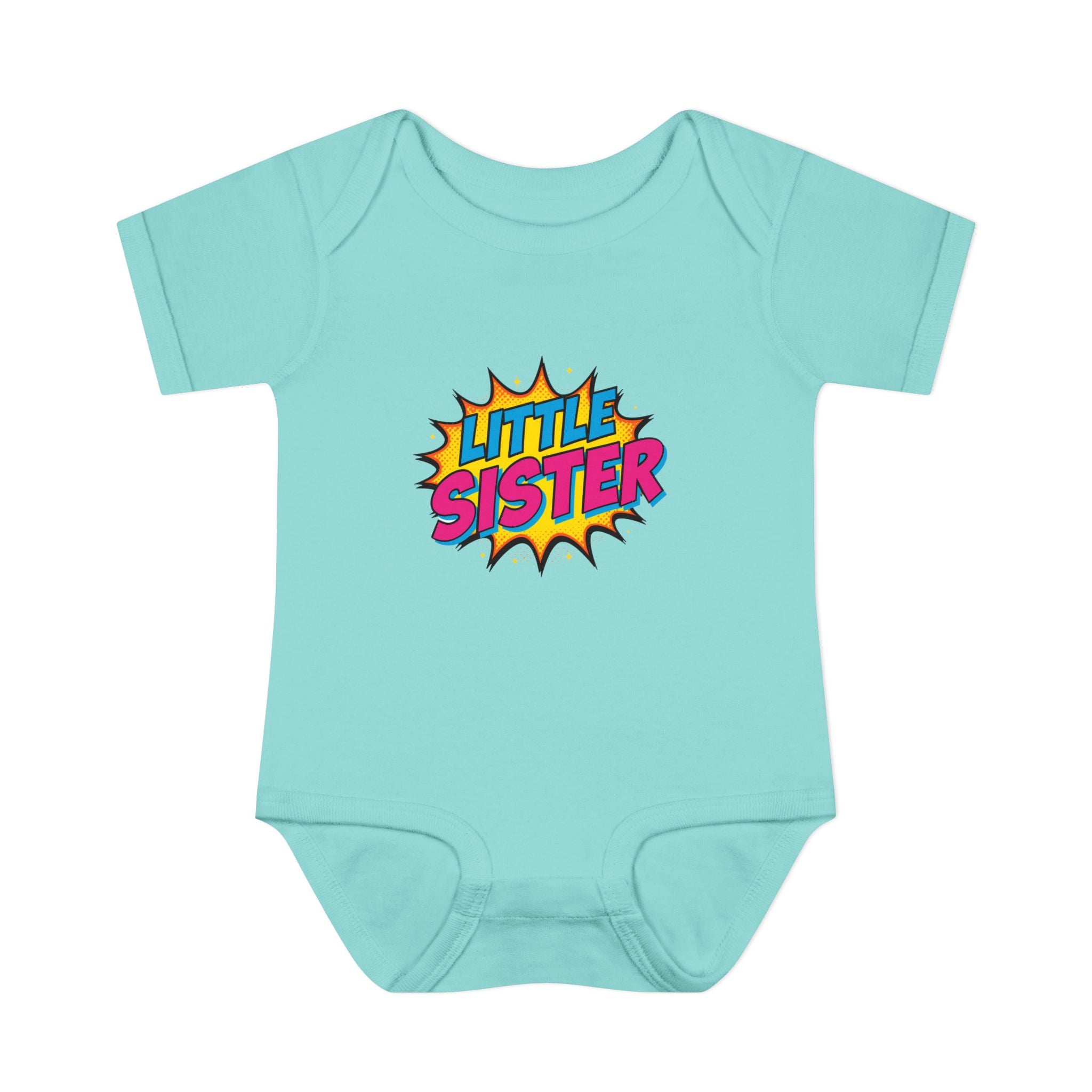 Baby Bodysuit | 'Little Sister' Comic Pop Art Infant Onesie