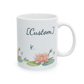 Coffee Mug | Watercolor Lotus Flowers Customizable Ceramic Cup