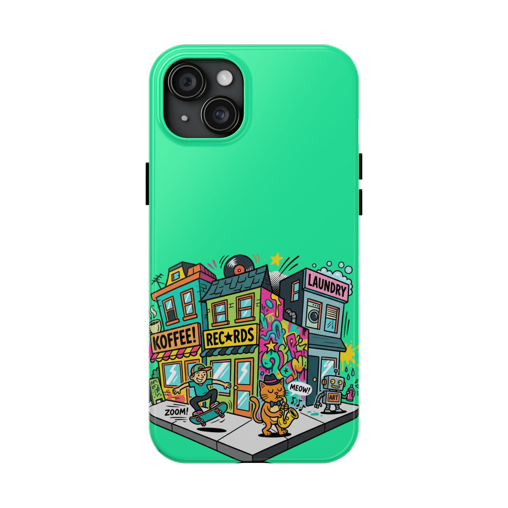 Phone Case | Tough Protective Cover with Colorful Street Art