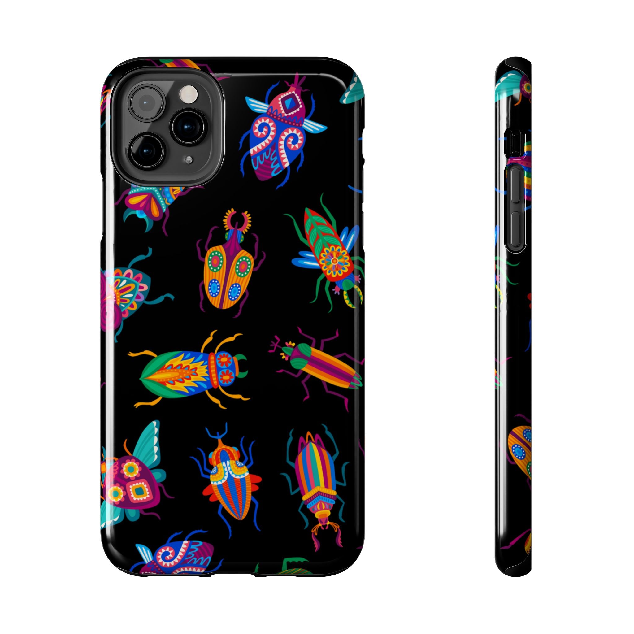 Phone Case | Neon Beetle Pattern Tough Protective Cover