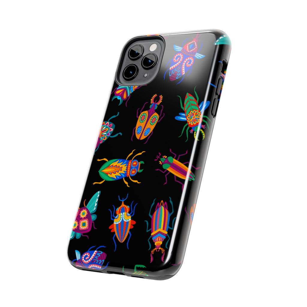 Phone Case | Neon Beetle Pattern Tough Protective Cover