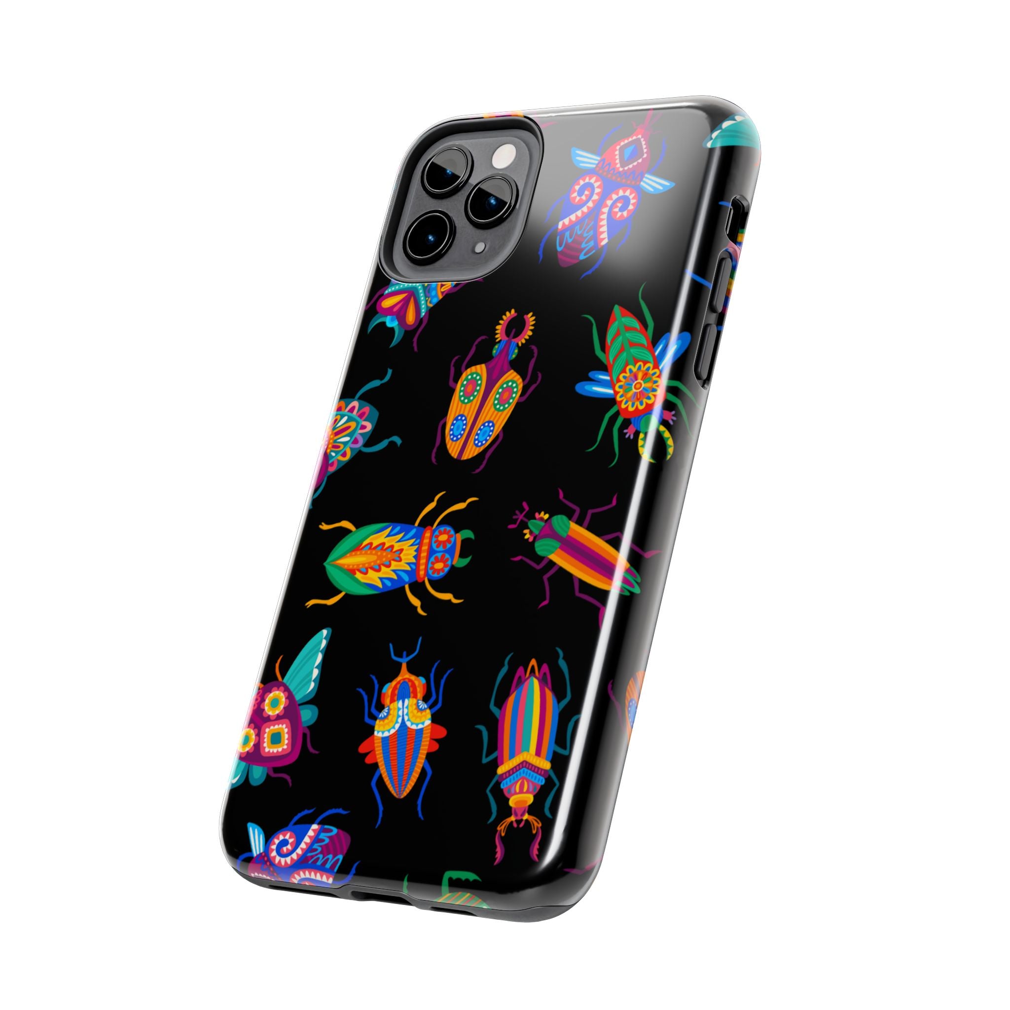 Phone Case | Neon Beetle Pattern Tough Protective Cover