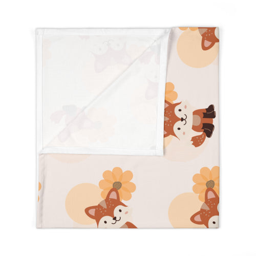 Baby Swaddle Blanket | Cute Fox Infant Swaddle