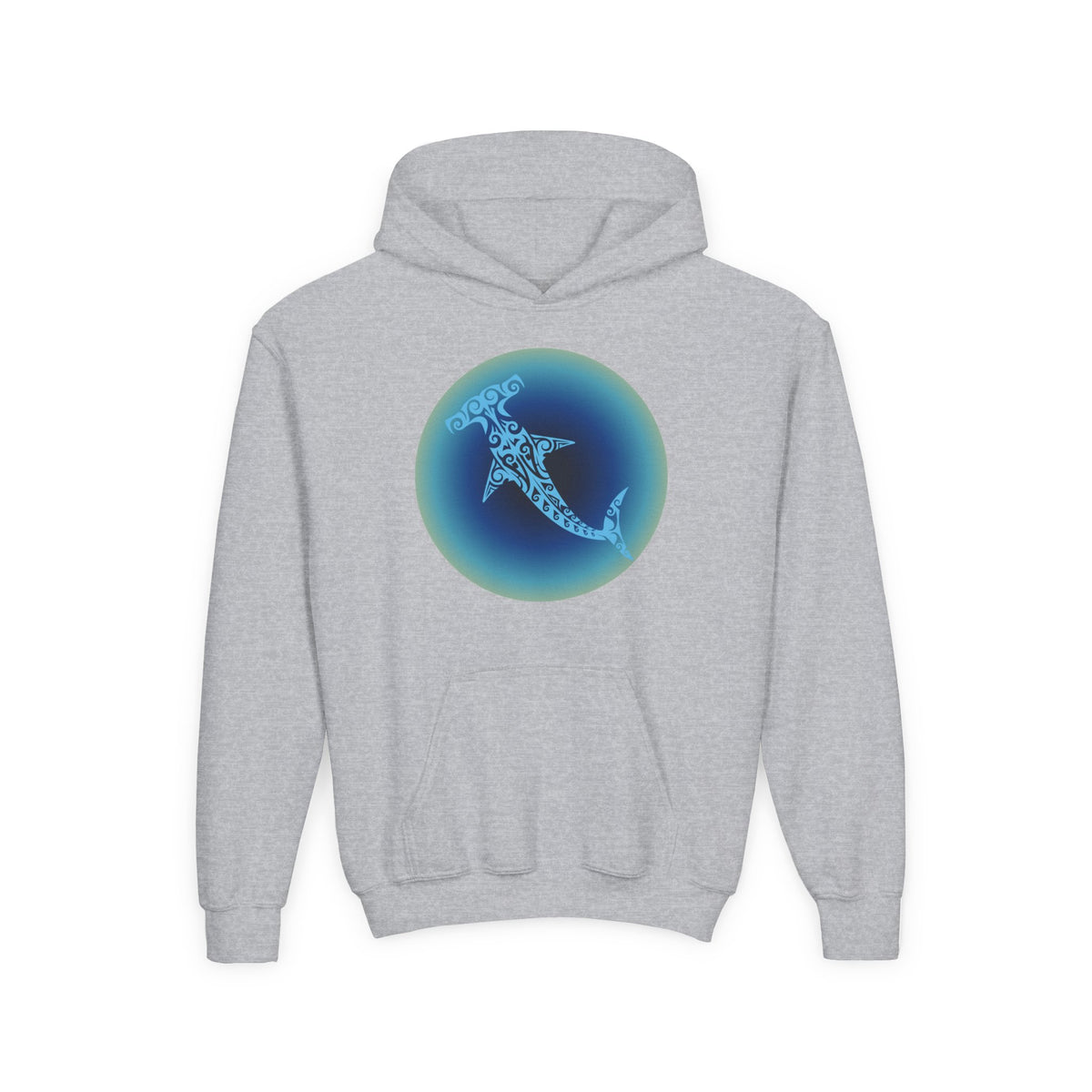 Tribal Hammerhead Youth Hoodie