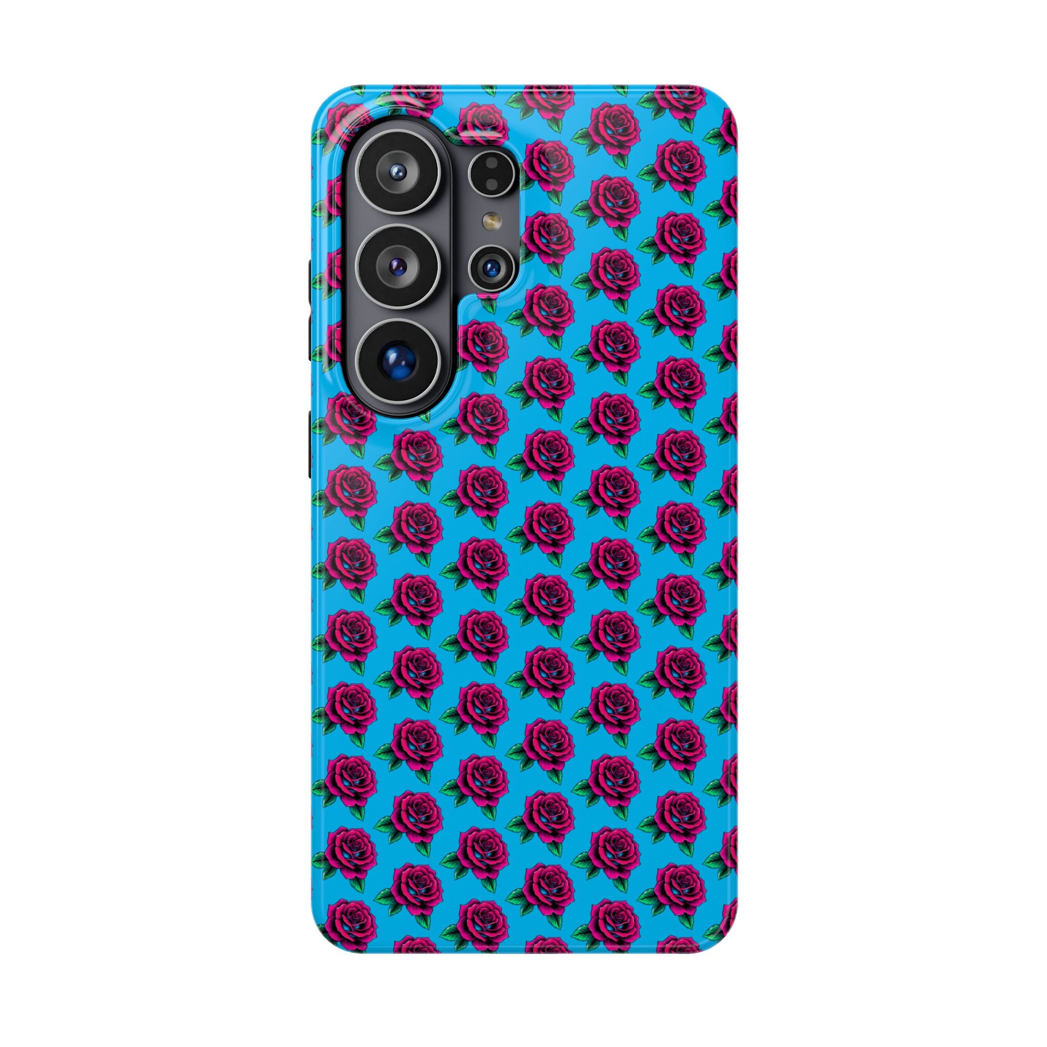Phone Cases | Bright Rose Pattern Magnetic Impact-Resistant Case