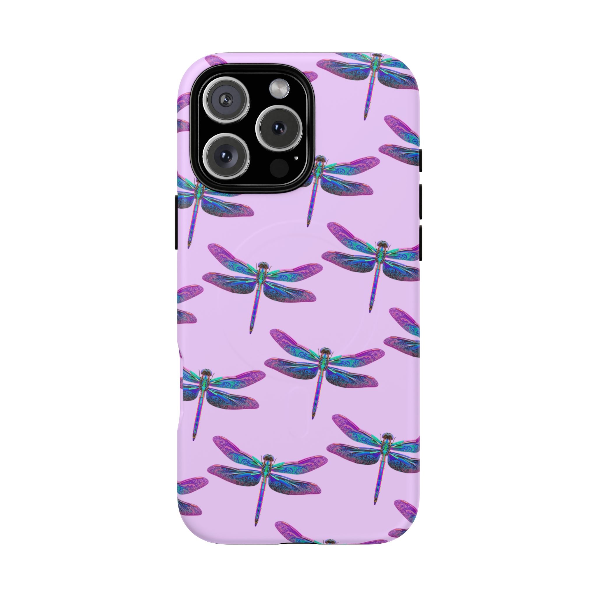 Phone Case | Blue Purple Dragonfly Tough Magnetic Case