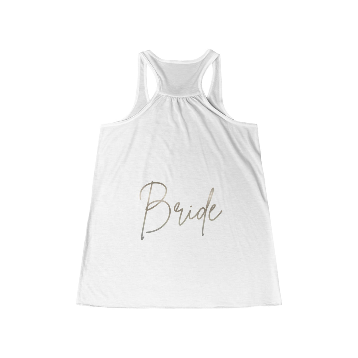 Bridal Bachelorette Party or Honeymoon Flowy Racerback Tank Top