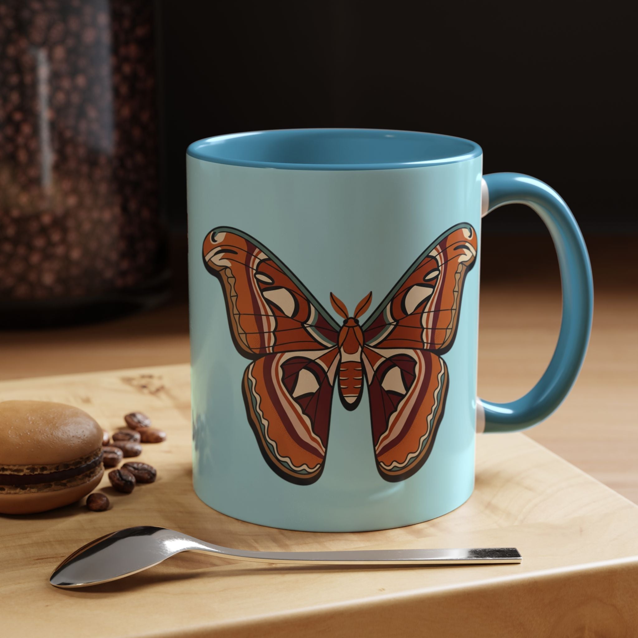 Coffee Mug | Rustic Atlas Moth Mug Accent Mug