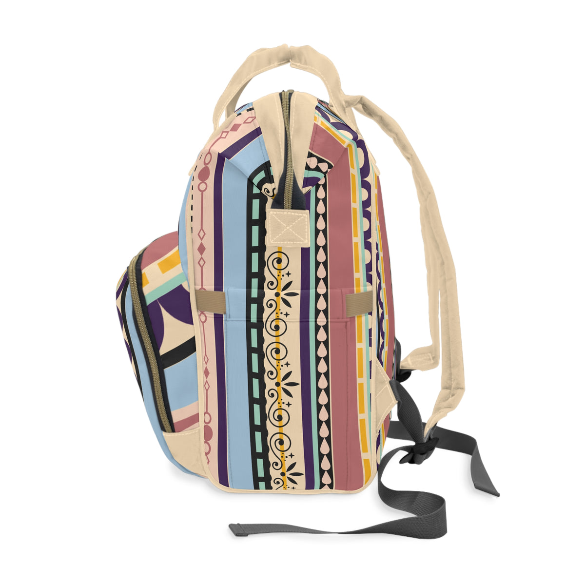 Diaper Backpack | Boho Multifunctional Baby Travel Bag