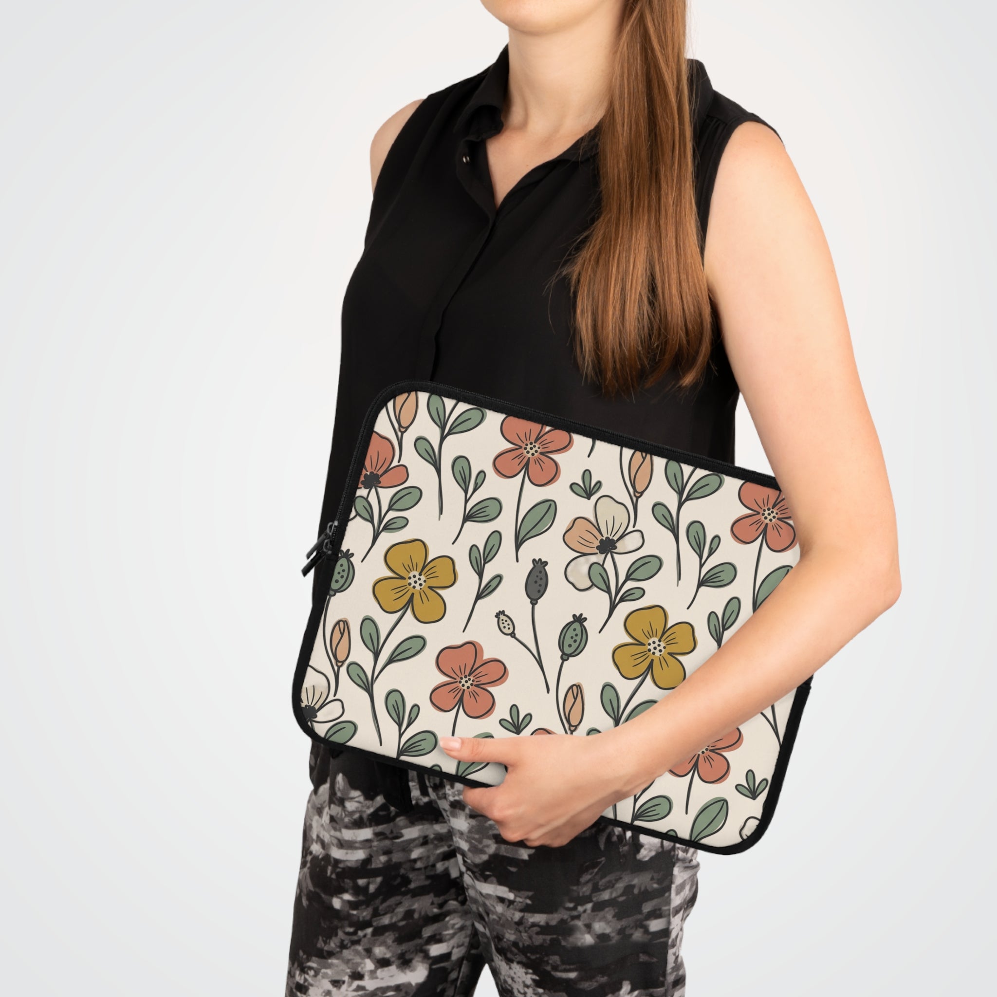 Laptop Sleeve | Vintage Wildflower Protective Case