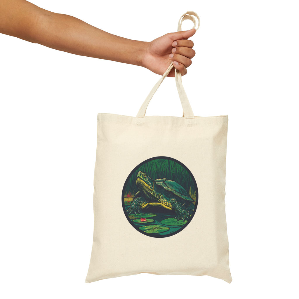 Tote Bag | Vintage Turtle Illustration