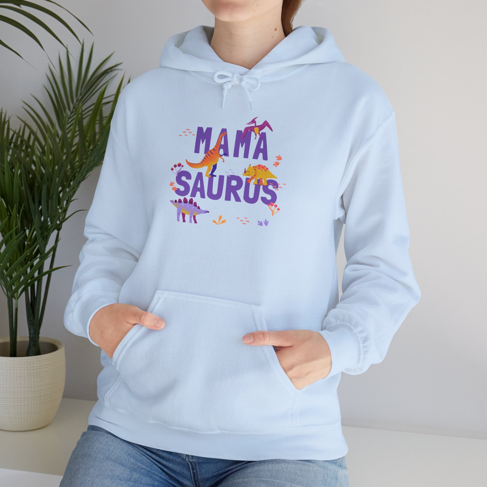 Hoodie | 'Mama Saurus' Graphic Sweatshirt