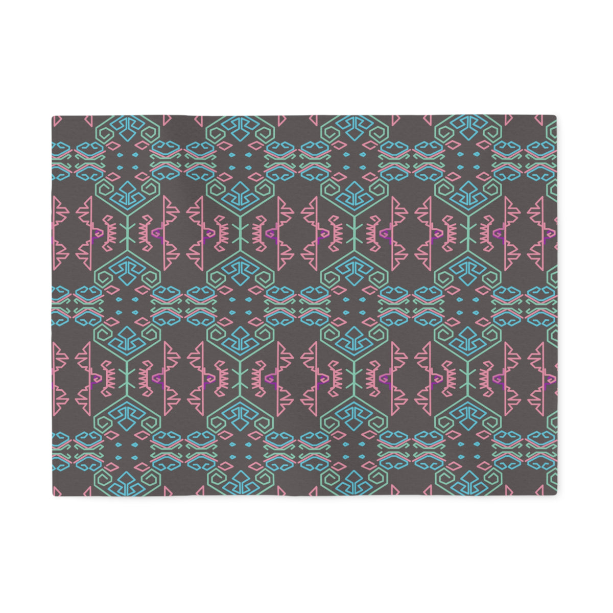 Playful Boho Geometric Sweatshirt Blanket
