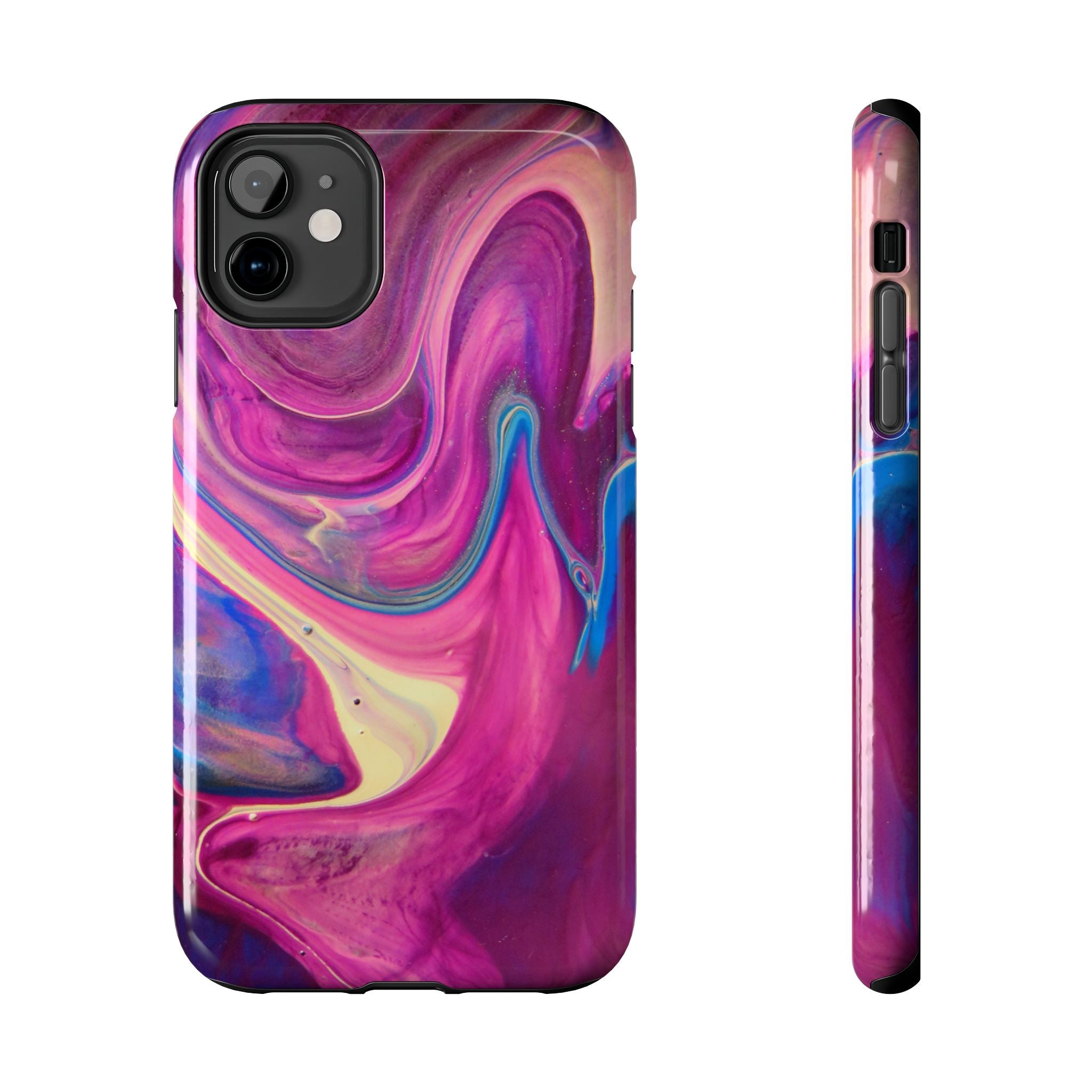 Phone Case | Protective Artistic Paint Pour Design