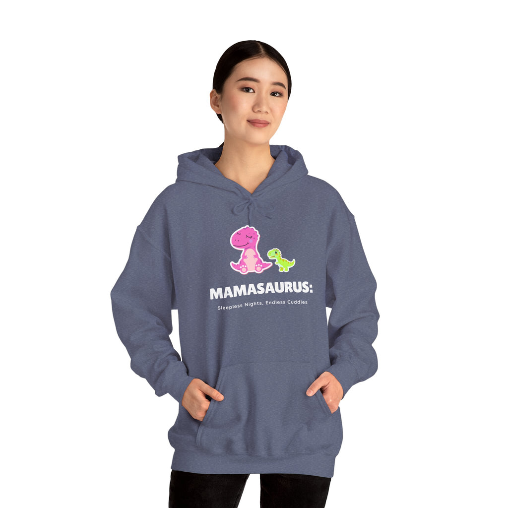 Hoodie | 'Mamasaurus' Pink Mama Dino with Baby Sweater