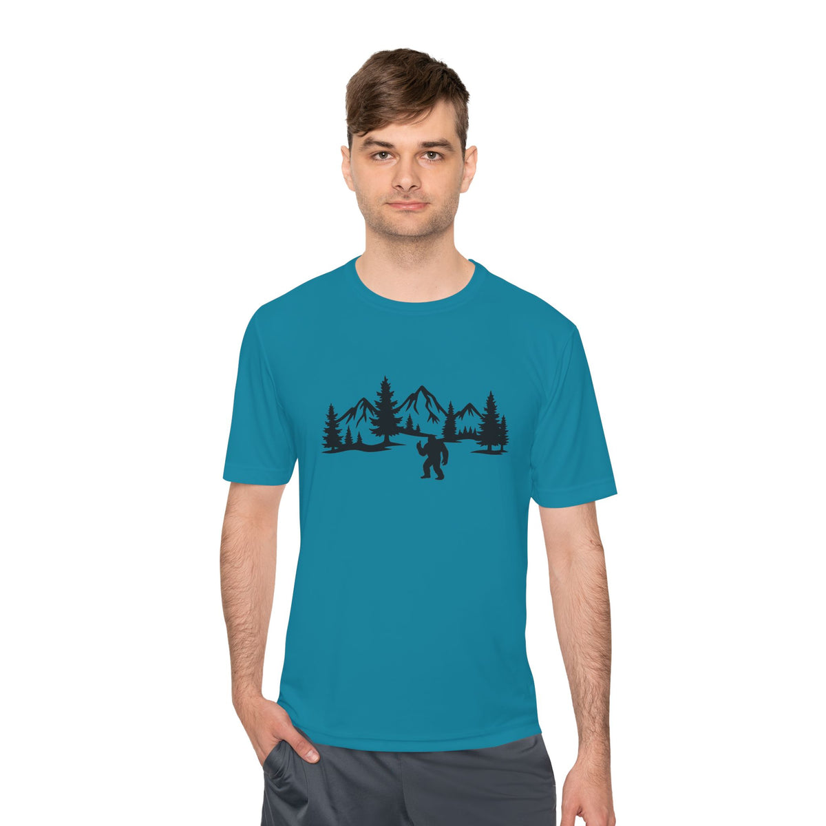 Sasquatch Forest Adventure Moisture-Wicking T-Shirt