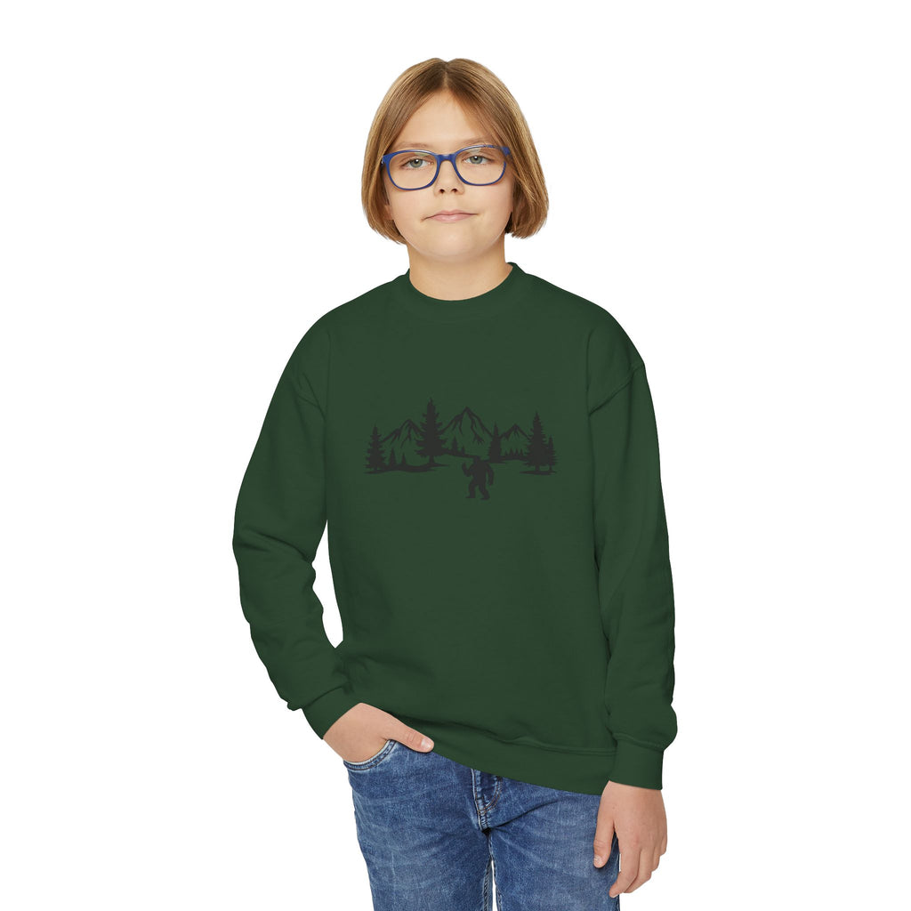Thumbs Up Bigfoot Youth Sweatshirt