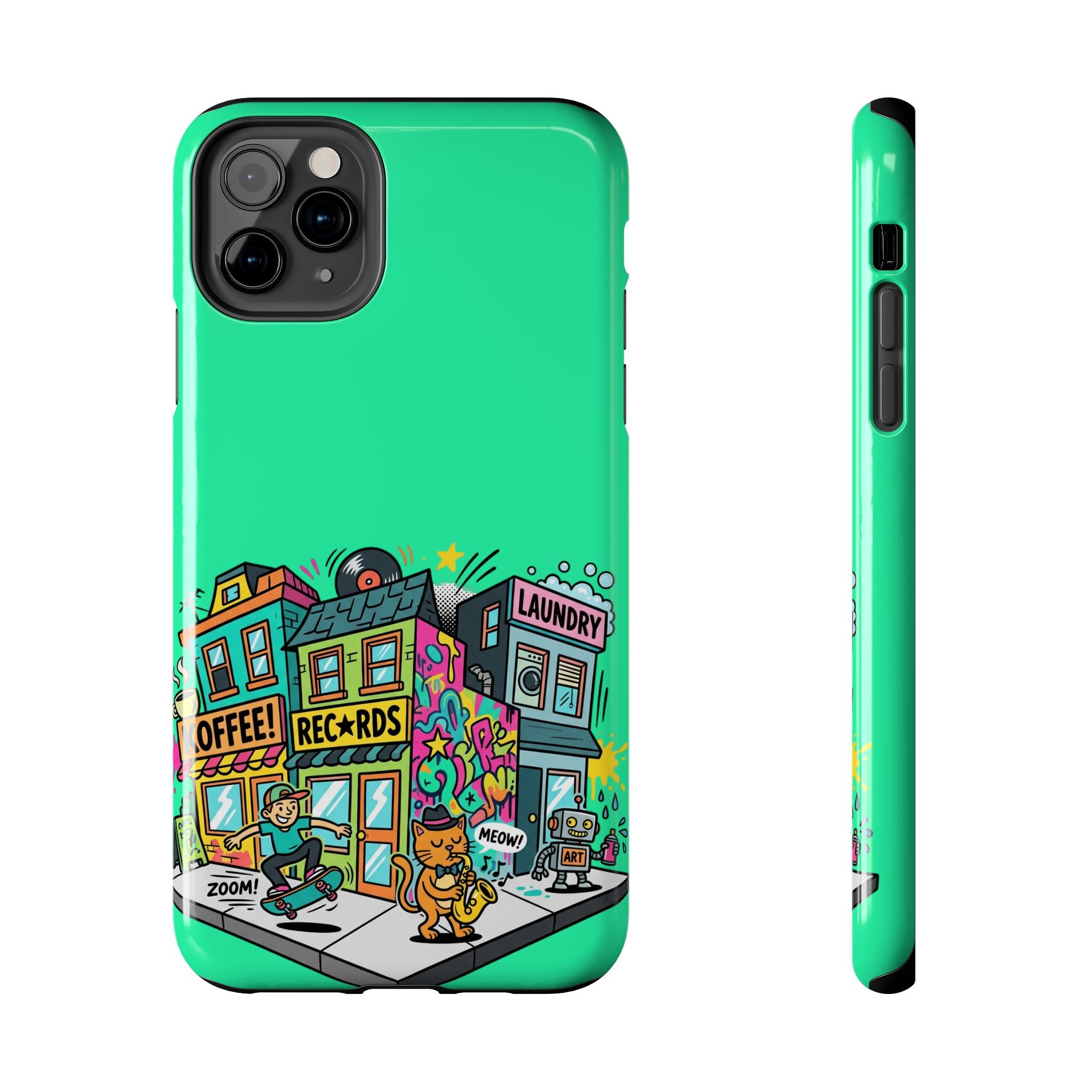 Phone Case | Tough Protective Cover with Colorful Street Art