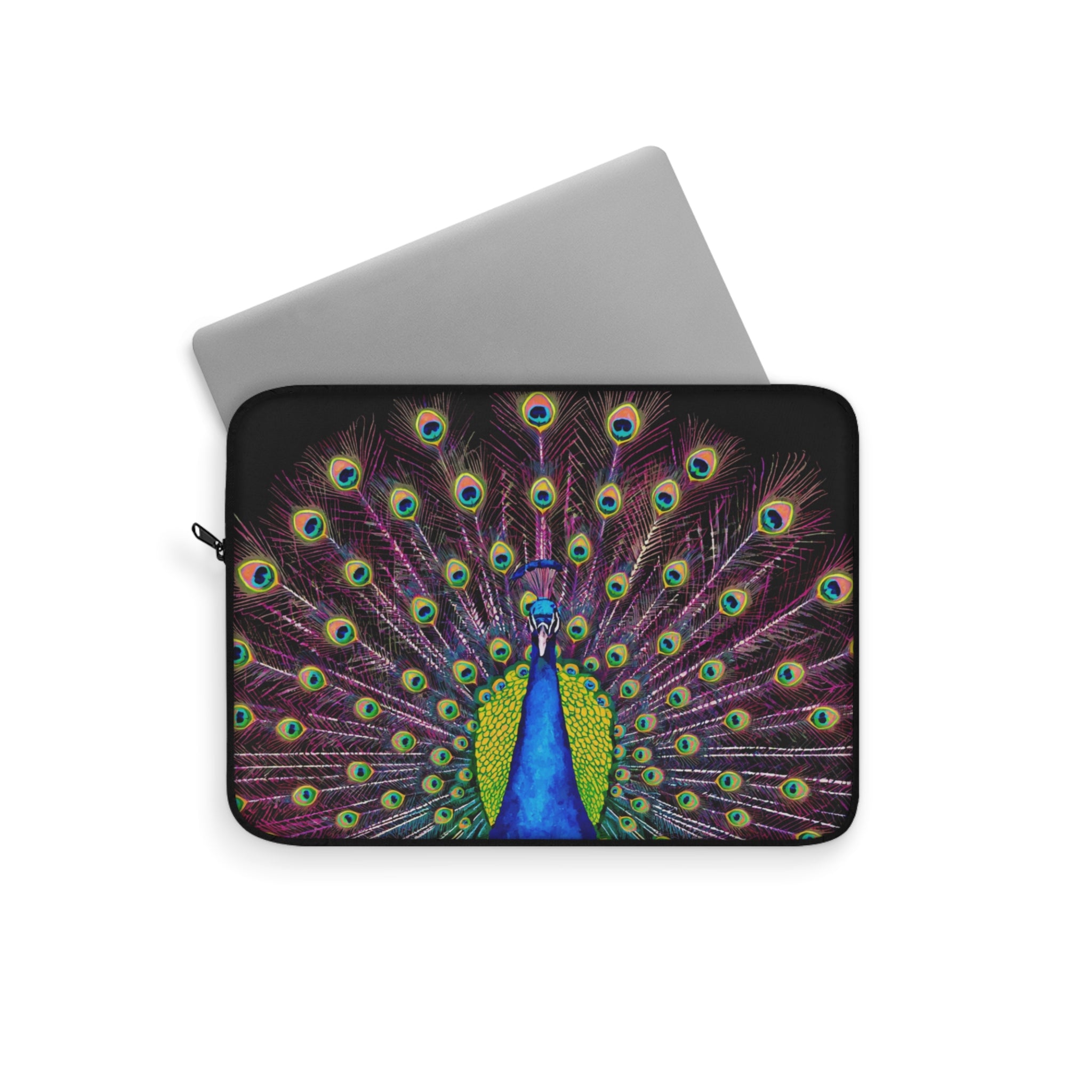 Laptop Sleeve | Vibrant Peacock Design