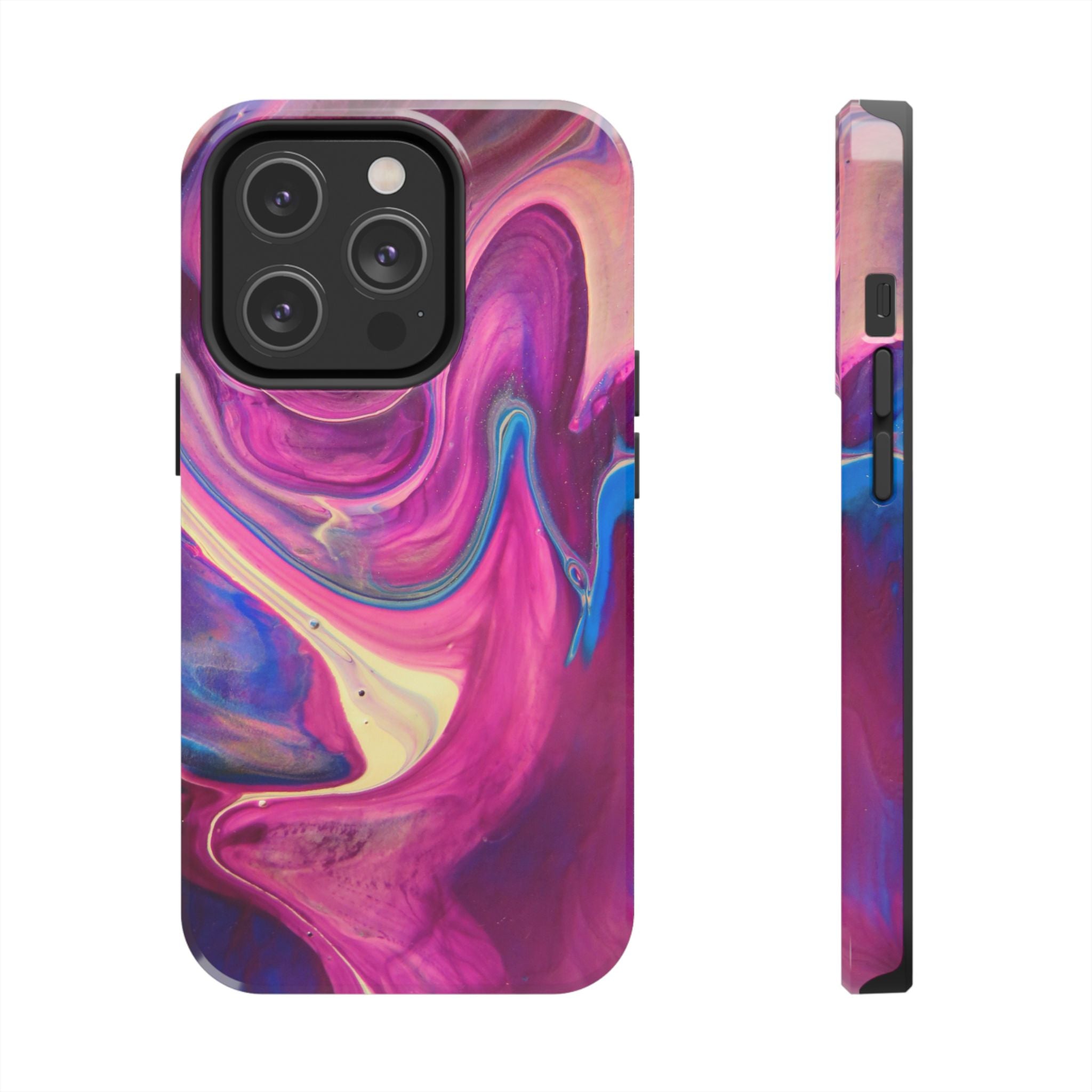 Phone Case | Protective Artistic Paint Pour Design