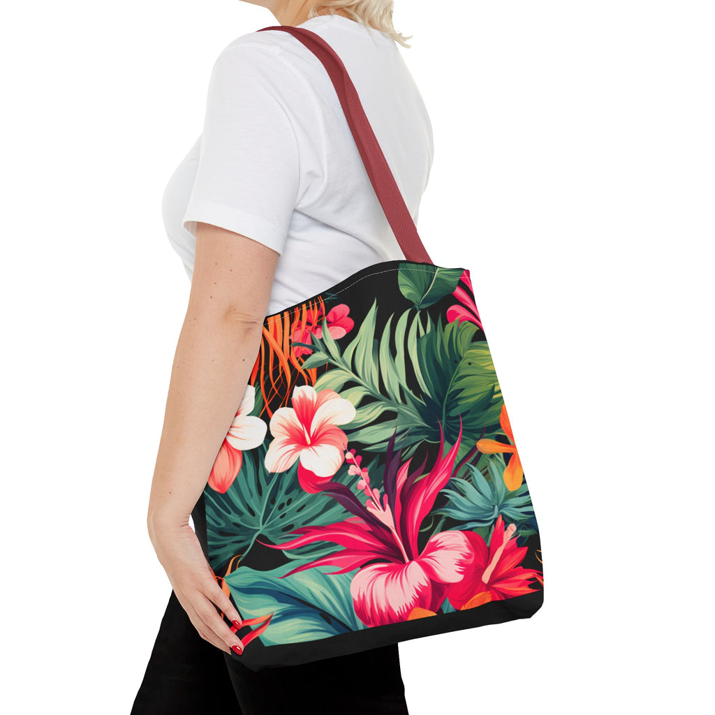 Tote Bag | Vibrant Tropical Beach & Market Tote