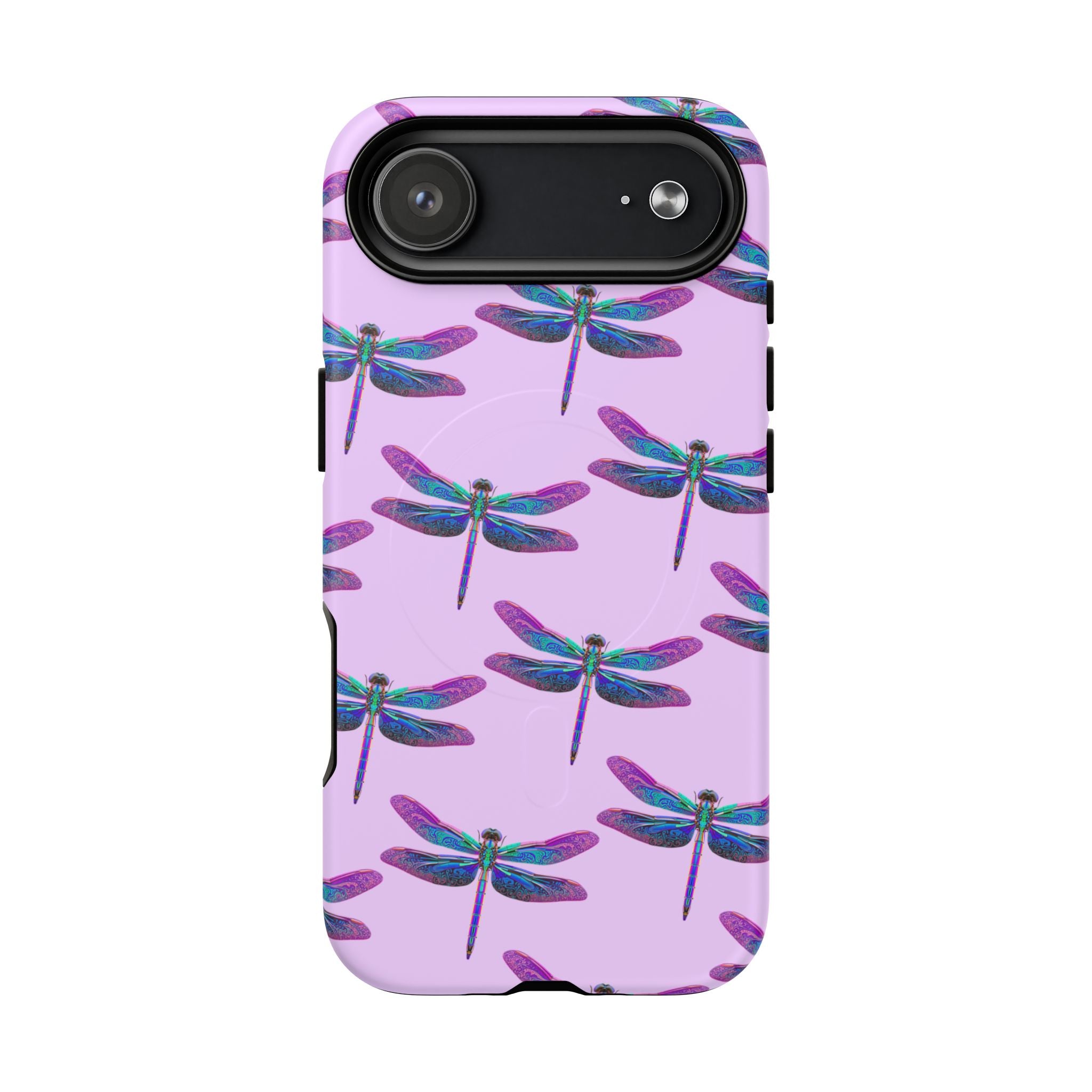 Phone Case | Blue Purple Dragonfly Tough Magnetic Case