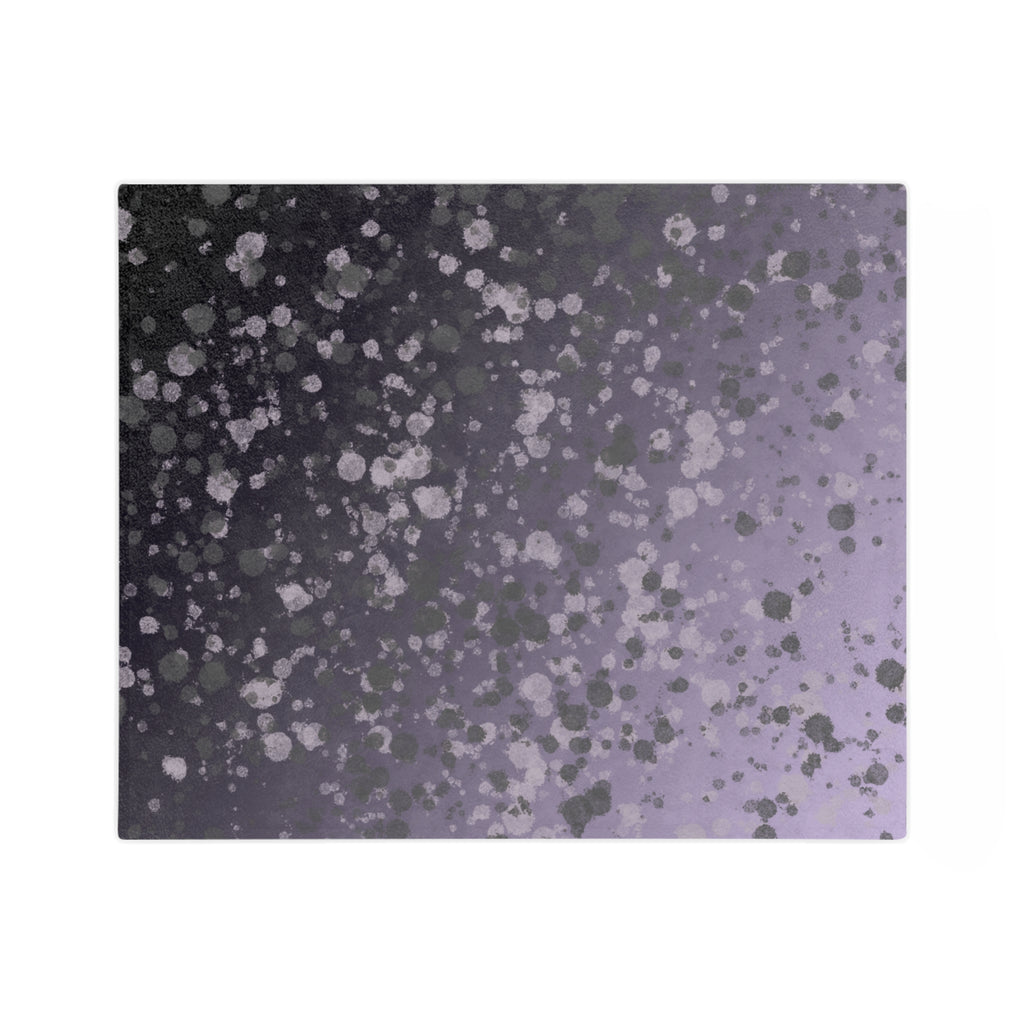 Soft Lavender Splatter Microfiber Throw