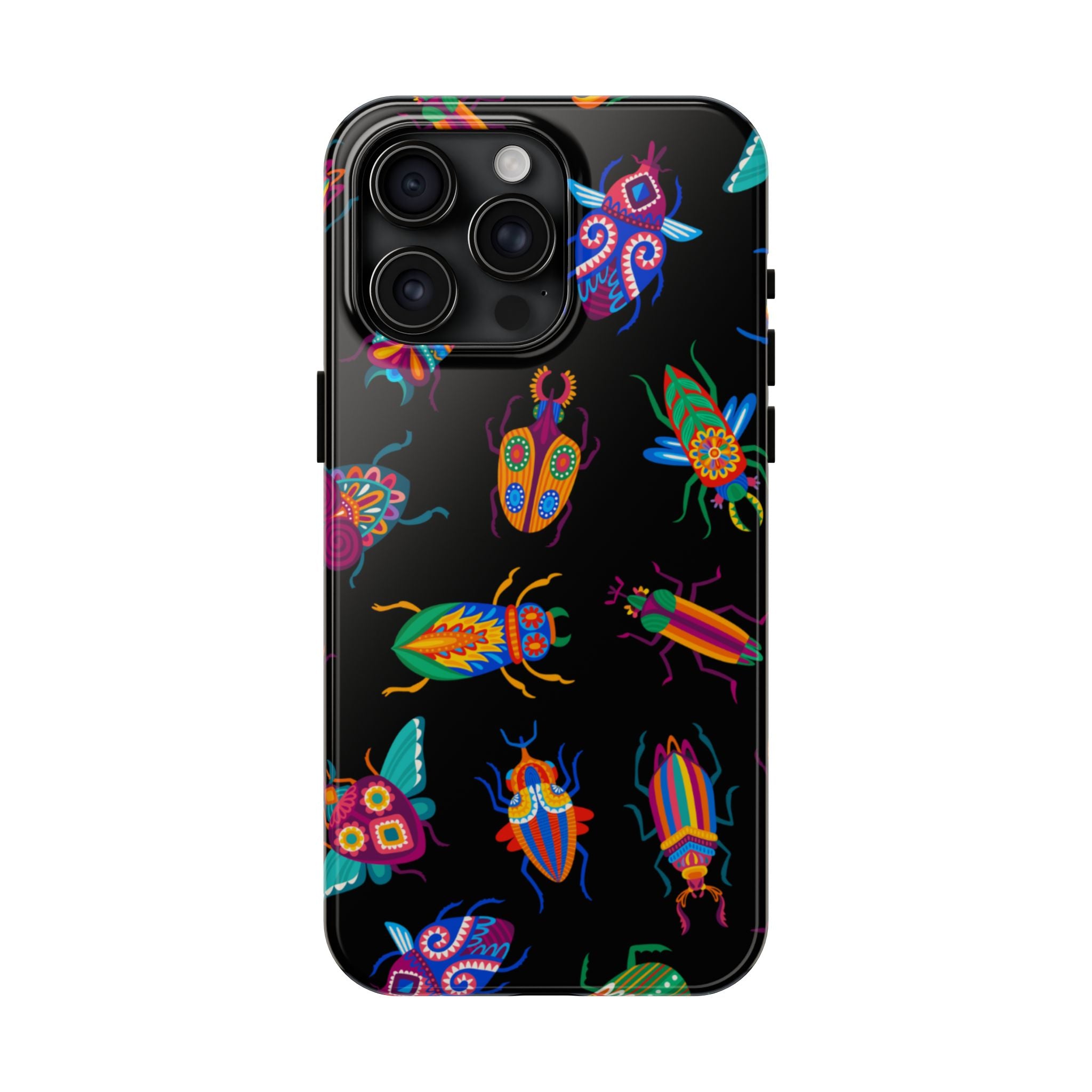 Phone Case | Neon Beetle Pattern Tough Protective Cover