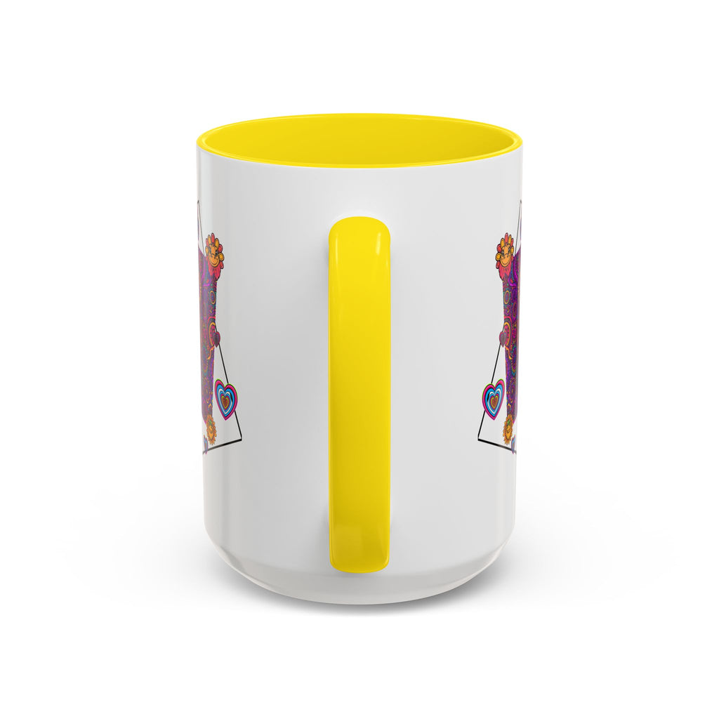Coffee Mug | Psychedelic Lizards Accent Ceramic Mug