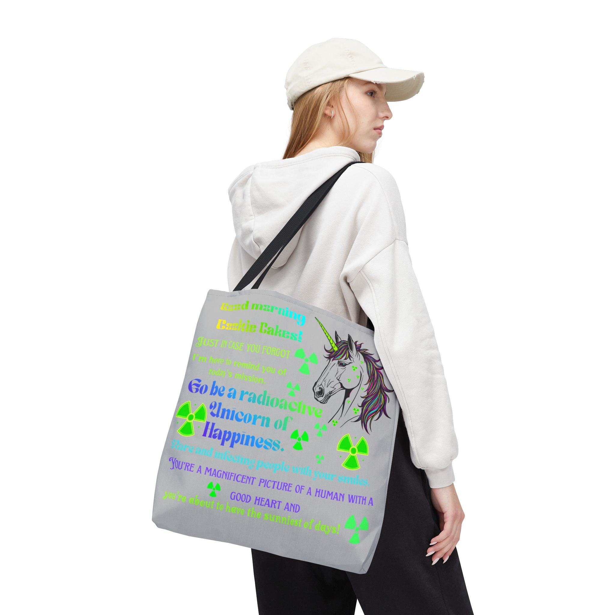 Tote Bag | Radiant Neon Graphic Tote