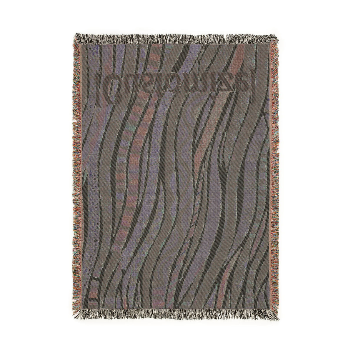 Personalized Boho Woven Throw